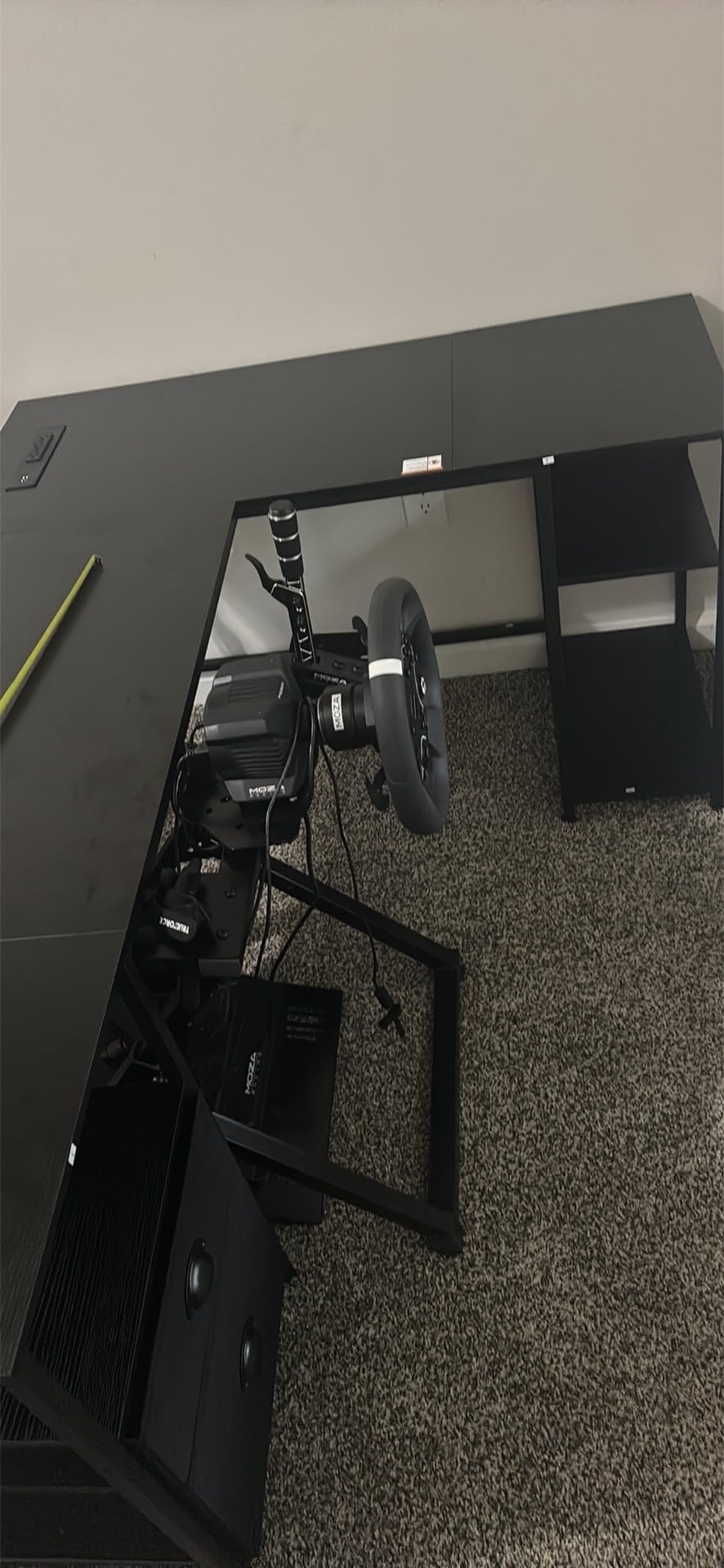 CAMMOO High Compatible Racing Wheel Stand Fits Handbrake, with Cup Holder customer photo 1