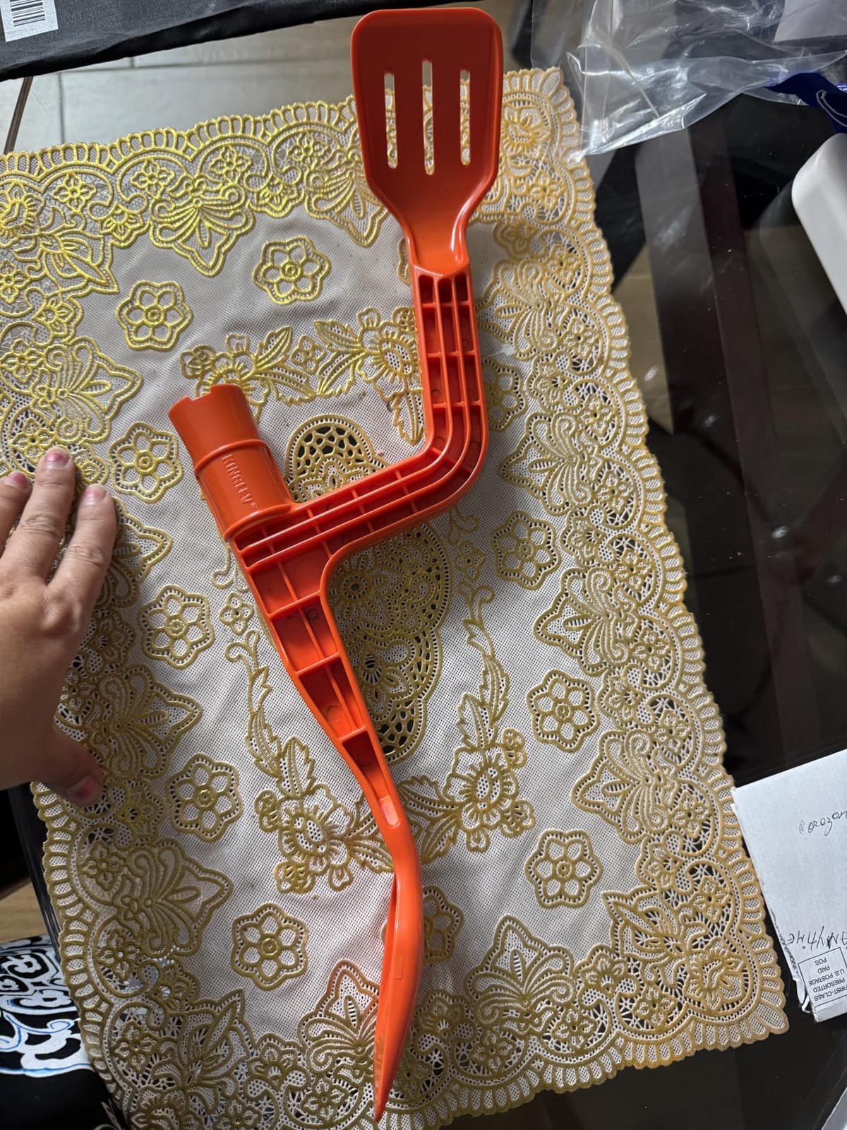 Gutter Cleaning Tools from The Ground, Multi-Angle Cleaner, Scoop & Brush & Mini Rake for rain Guard Cleaning and Leaf Removal from Gutter Guard(No Pole) customer photo 1