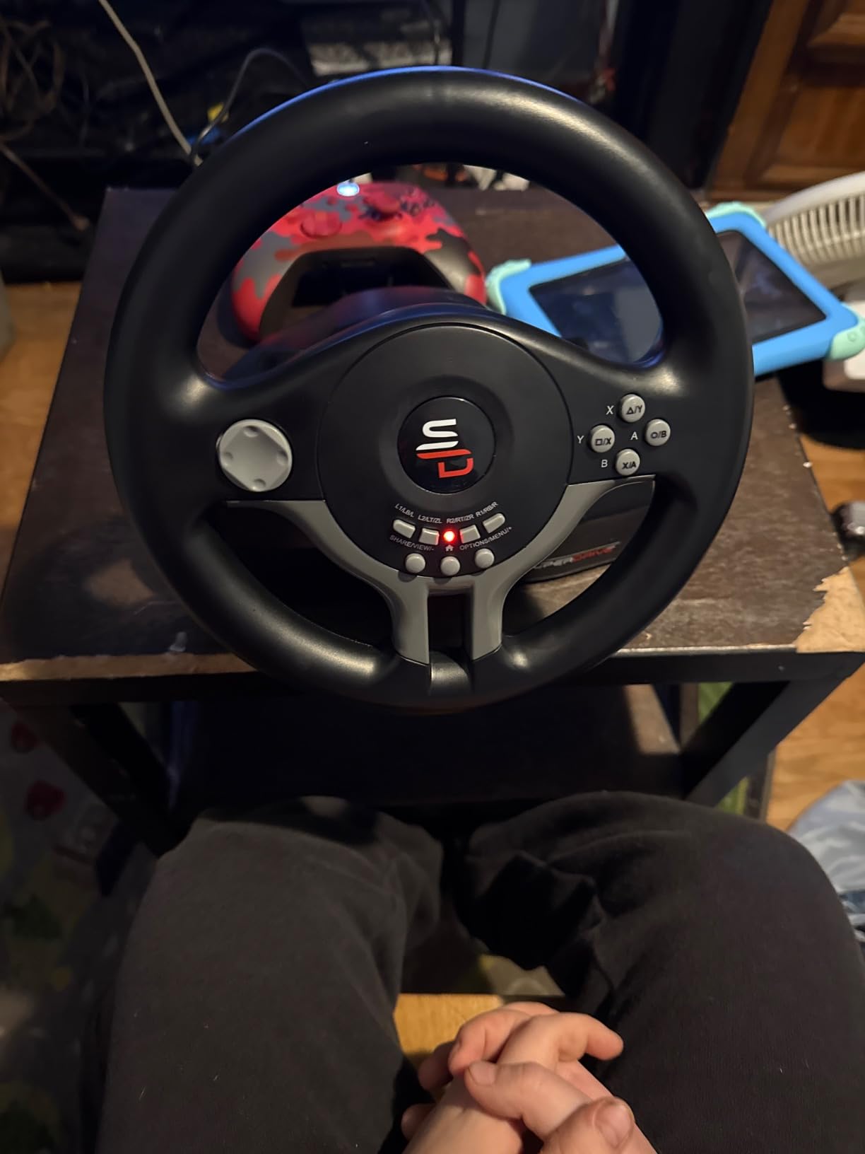 SUBSONIC Racing 220 RSX RGB Gaming Steering Wheel Switch 2 PS4 Xbox & PC customer photo 1