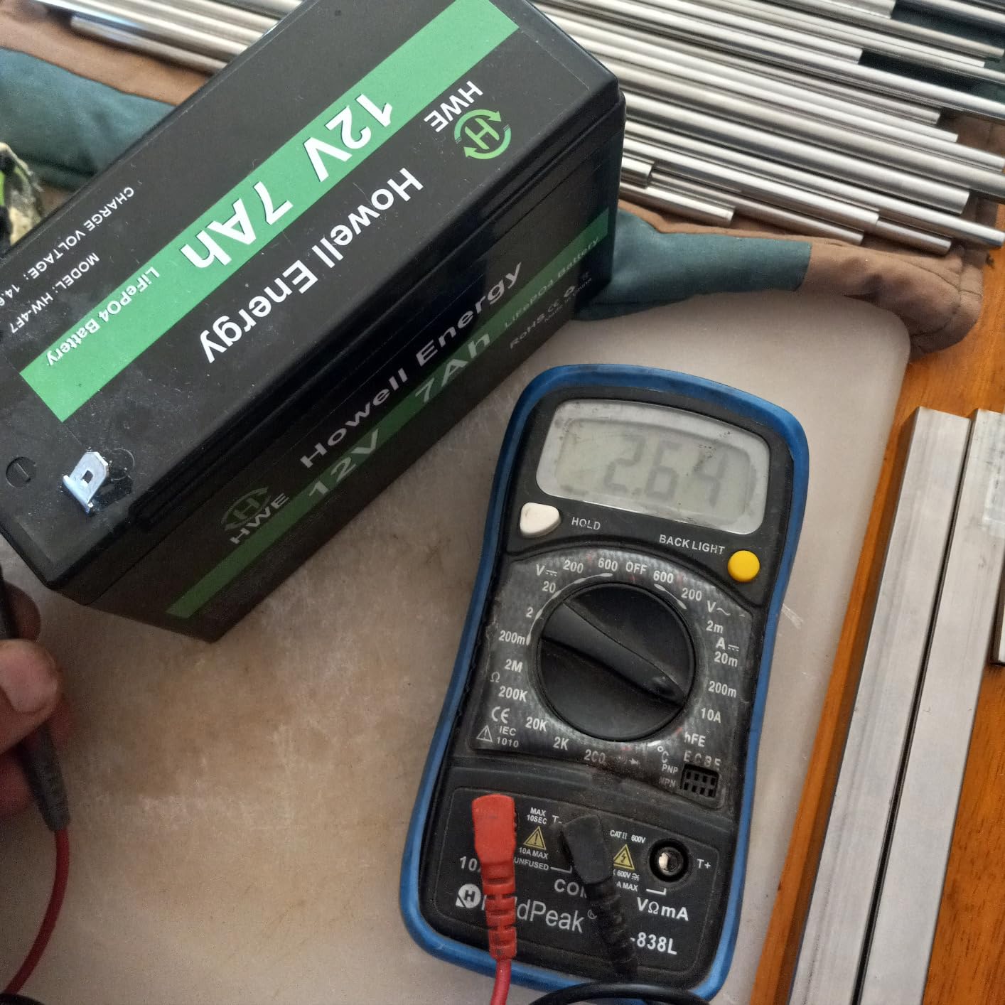12V 25Ah LiFePO4 Rechargeable Battery for Fish Finder, Ride-on Toys, UPS customer photo 1