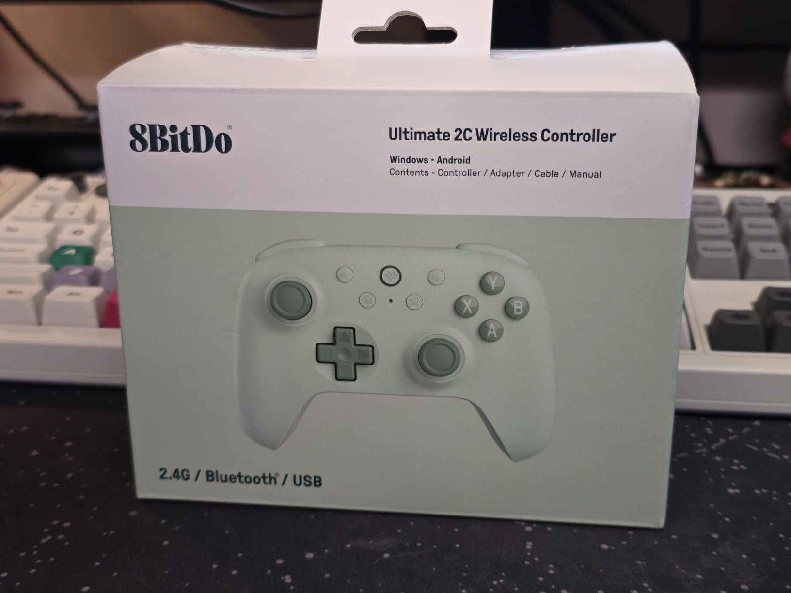 8Bitdo Ultimate 2C Wireless Controller for Windows PC and Android, with 1000 Hz Polling Rate, Hall Effect Joysticks and Triggers, and Remappable L4/R4 Bumpers (Transparent Black) customer photo 2
