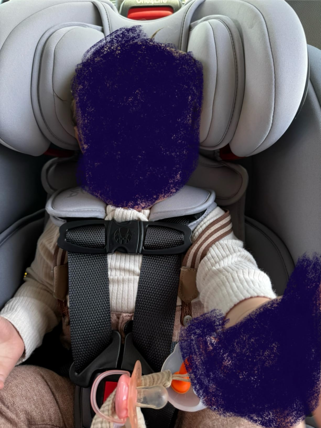 Britax One4Life All in One Car Seat, Up to 10 Years of Use - Mineral Gray | Rear & Forward Facing and Booster Mode; Extended Rear-Facing; Easy Installation With ClickTight, Breathable SafeWash Fabrics customer photo 2