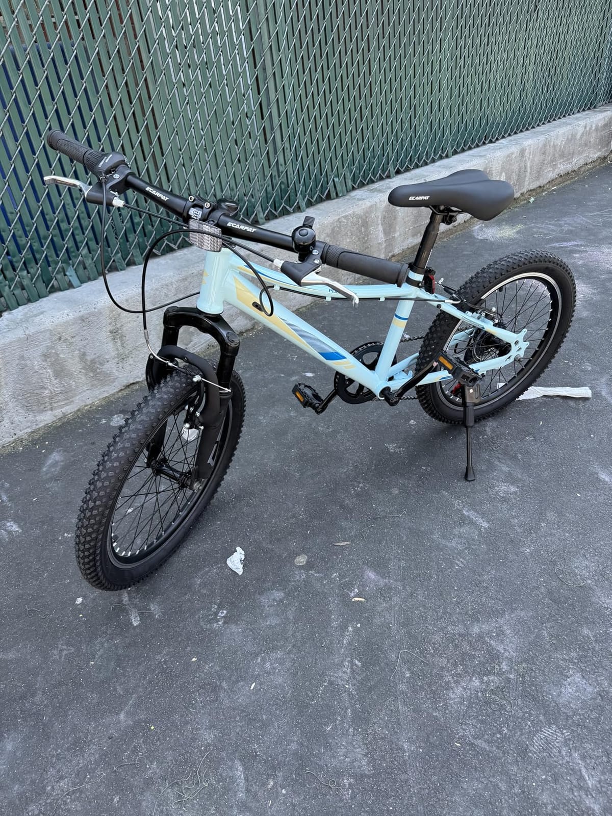 20 Inch Kids' Bike, Boys Girls Mountain Bike Ages 8-12, 7 Speed Teenager Children Kids' Bicycles, Front Suspension Disc Brake Rear V-Brake, High Steel Frame customer photo 1