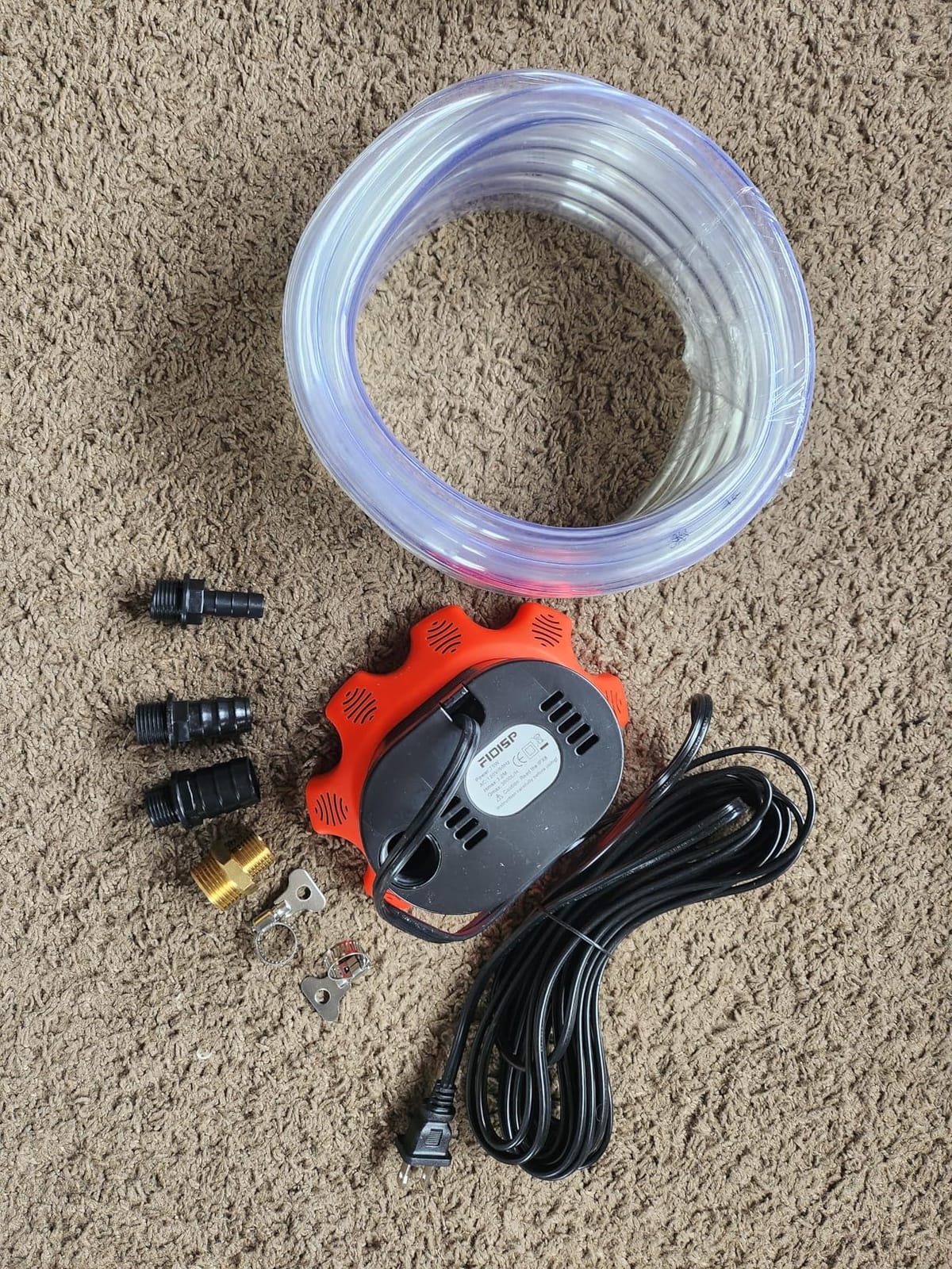 FIDISP Pool Cover Pump, 850 GPH Pool Water Pump with 23 FT Drain Hose customer photo 2