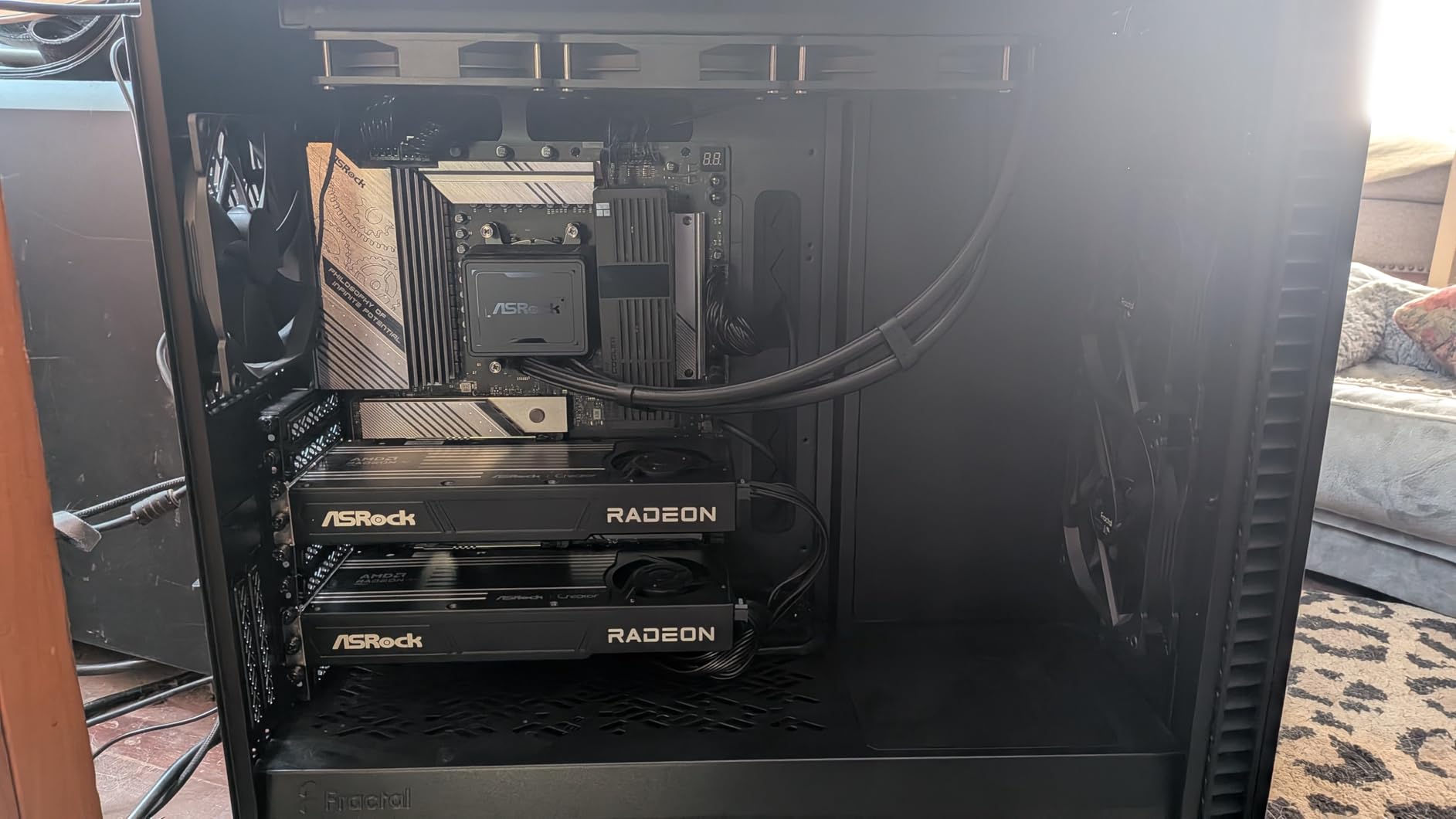 ASRock Radeon AI PRO R9700 Creator 32GB Professional Graphics Card, 2920 MHz Boost Clock, GDDR6, AMD RDNA 4, AI-Accelerators, DisplayPort 2.1a, PCIe 5.0, Blower Cooler customer photo 2