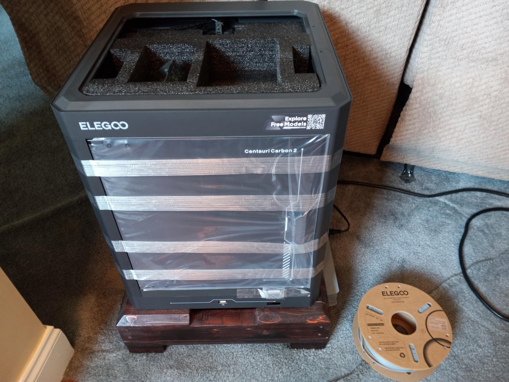 ELEGOO Centauri Carbon 2 Combo 3D Printer, Multicolor Printing customer photo 1