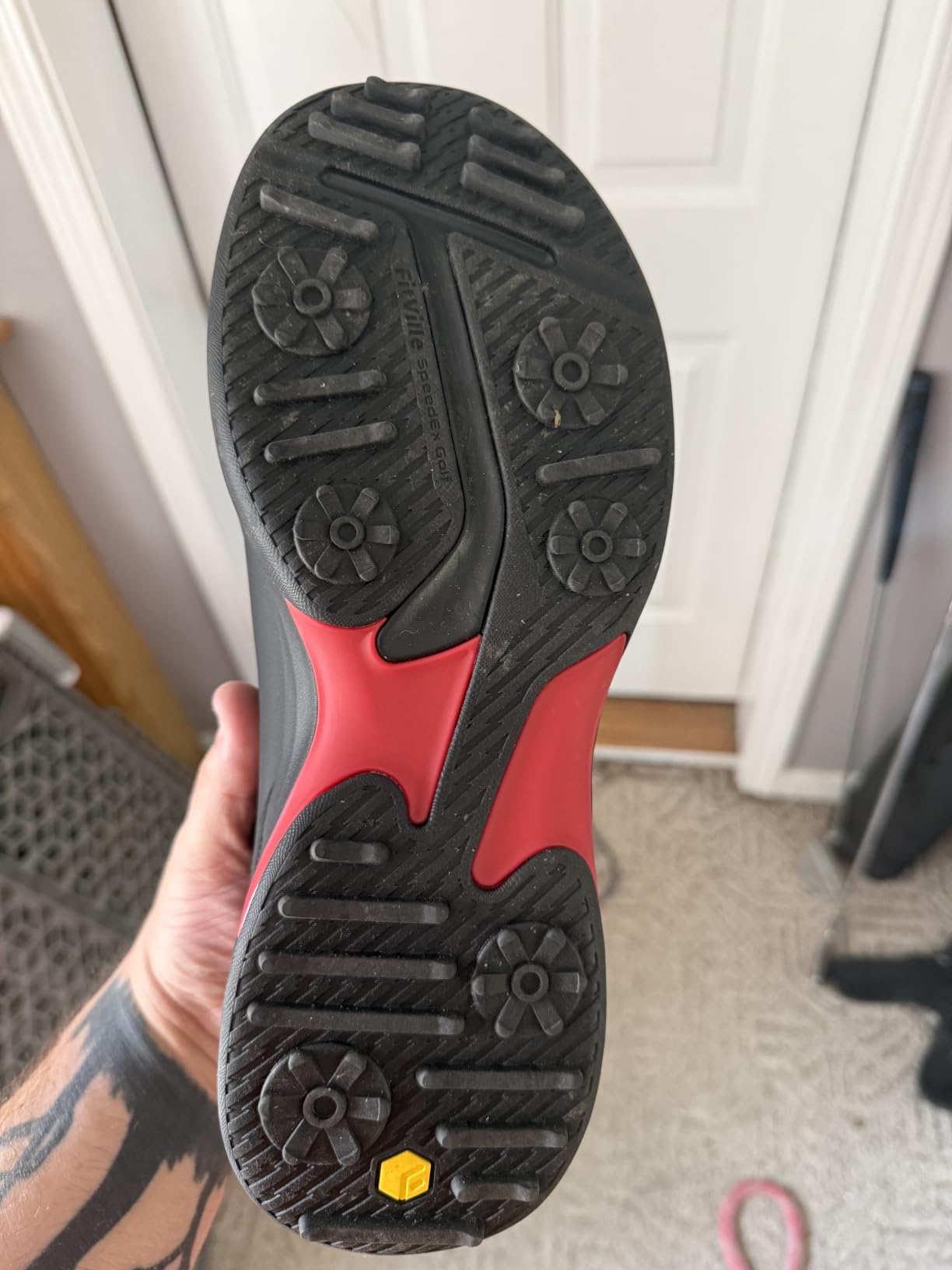 FitVille Extra Wide Men's Golf Shoes V5 customer photo 2