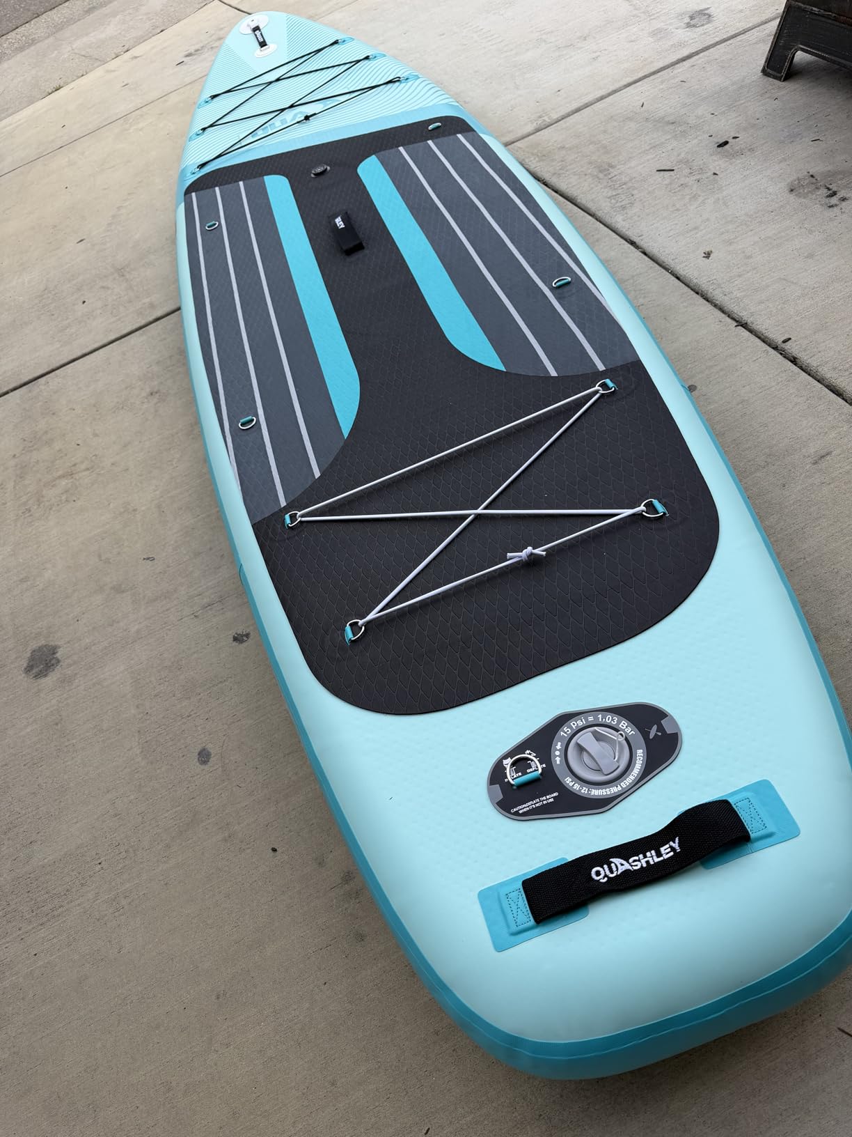 Quashley Inflatable Stand Up Paddle Board,Inflatable Paddleboards 32/34 Inch Wide,All Around SUP for Beginners customer photo 1