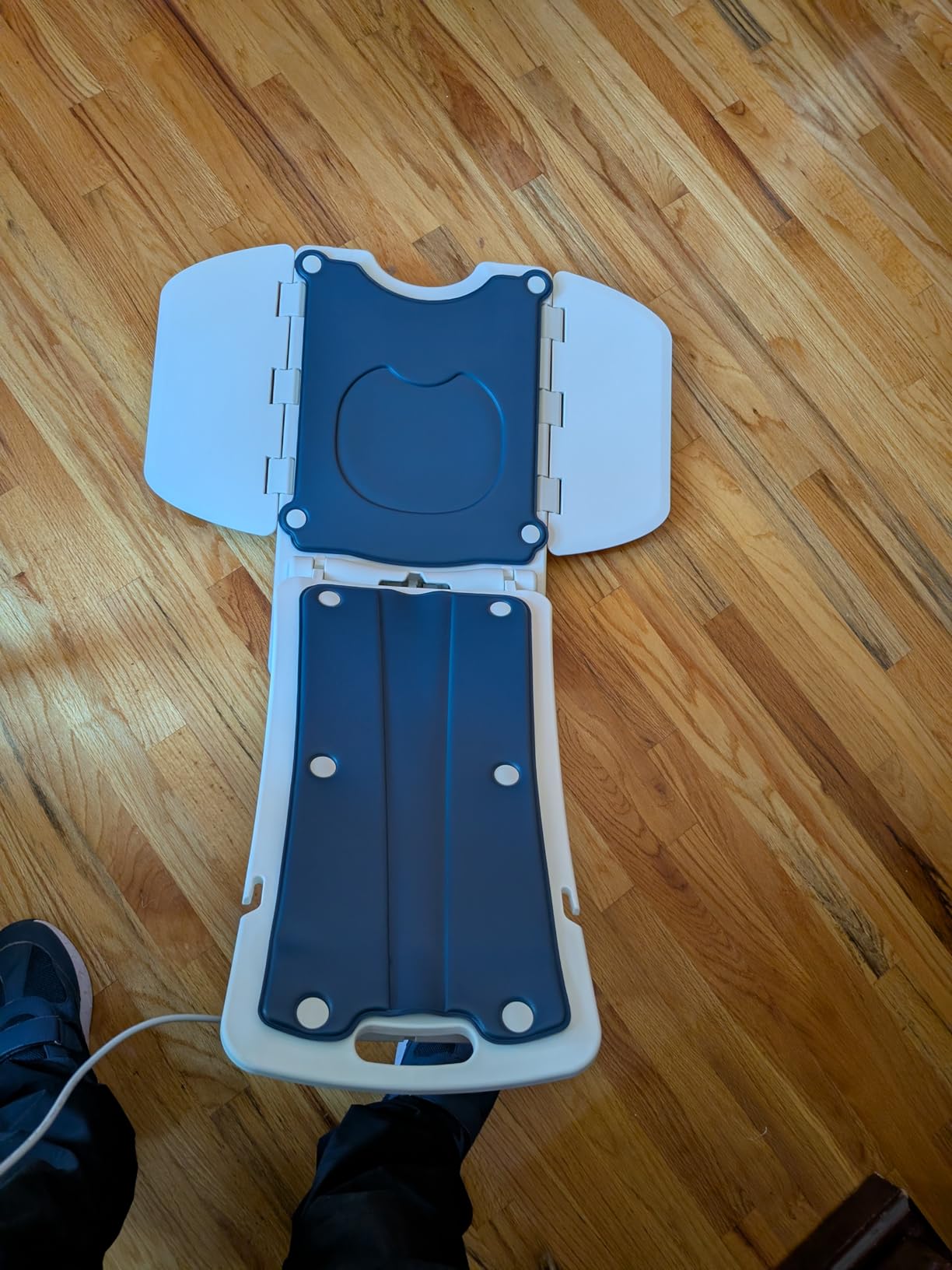 PELEGON Electric Lift Chairs for Elderly, 2-in-1 Floor Lift & IP68 Waterproof Bath Lift, Foldable Lift Assist Device with Remote, 300 lb Capacity, Emergency Stop, 1 Click-Assembly Fall Recovery Chair customer photo 2