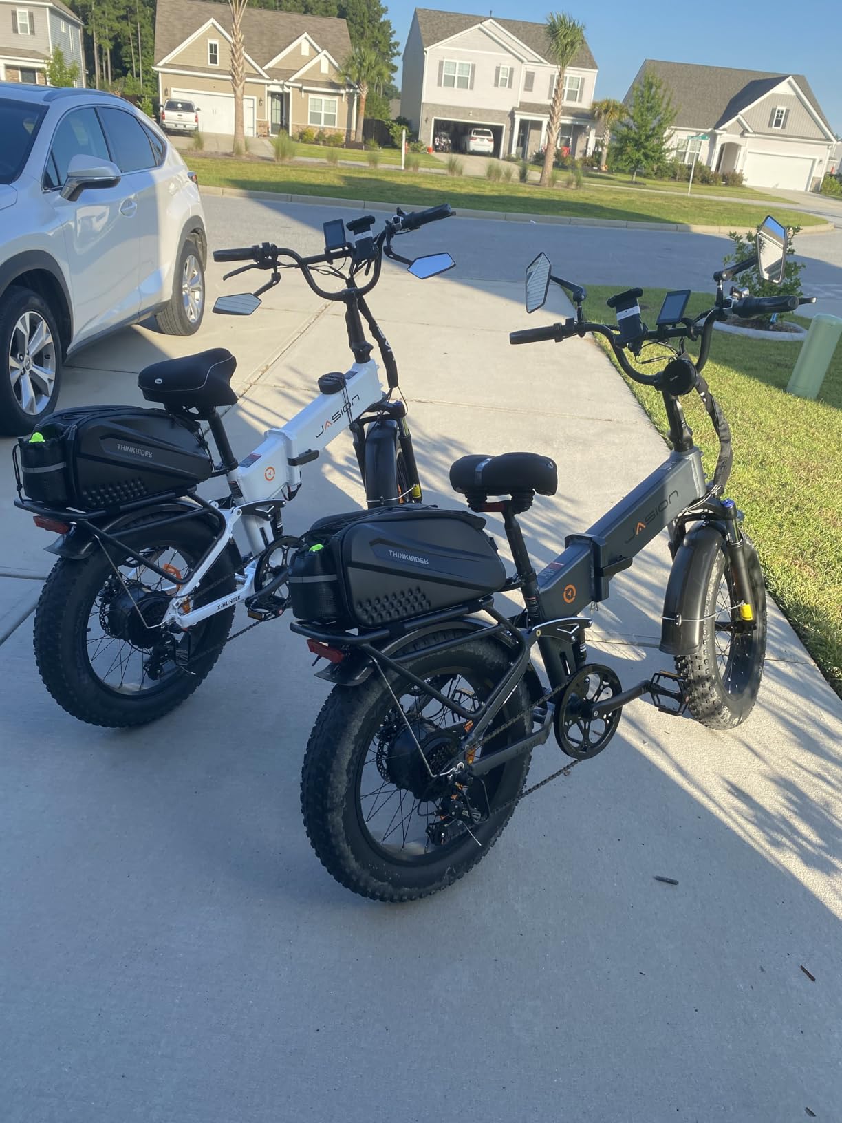 Jasion X-Hunter/ST/PRO Electric Bike for Adults,1800W/1400W Peak 20''Fat Tire Foldable Ebike,Folding E Bike Up to 80/70 Miles Range,720/624WH Removable Battery,30 MPH E Bike,Certified by UL2849 customer photo 1