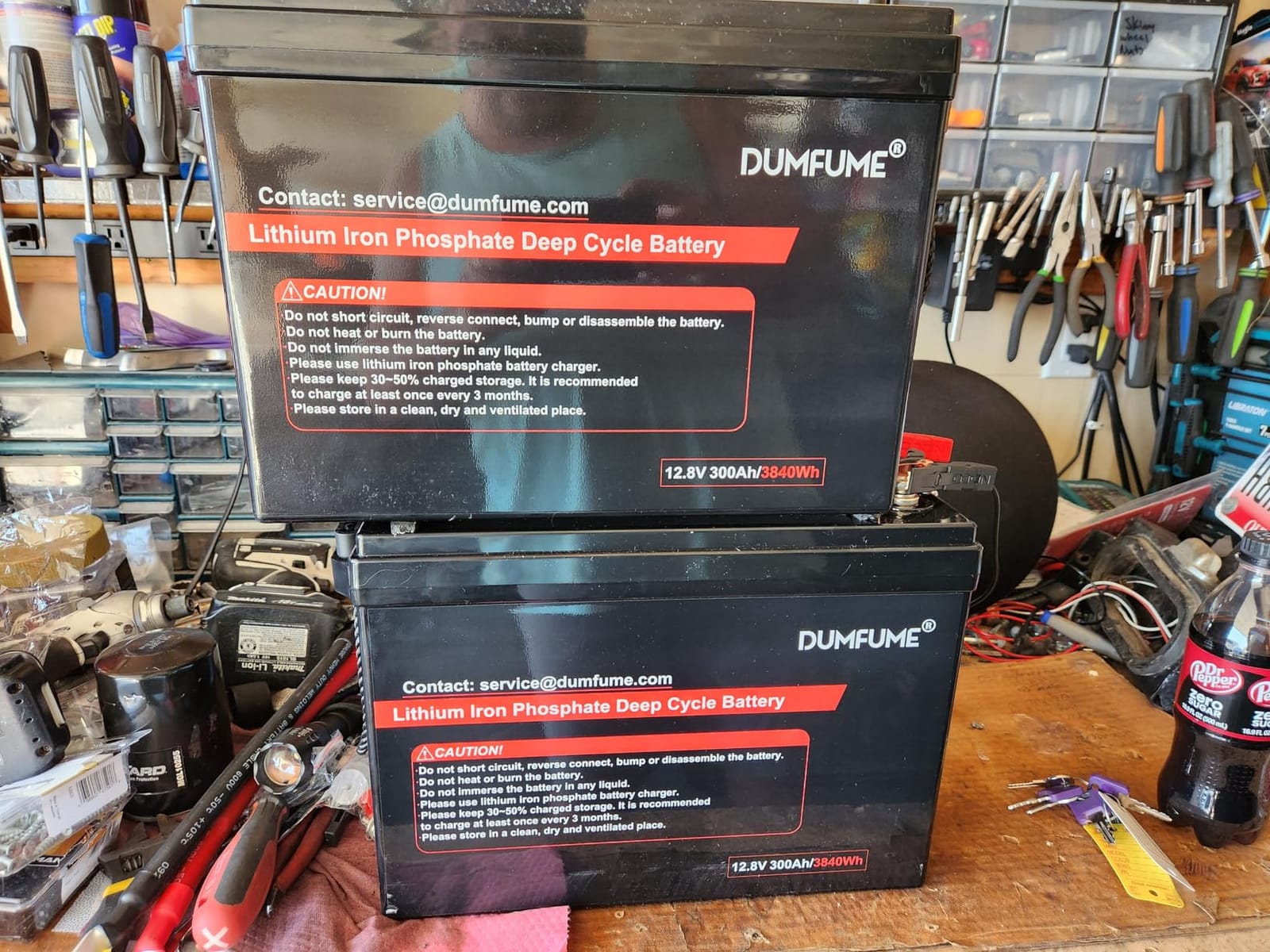 12V 150Ah Max LiFePO4 Battery, IP65 Waterproof 100A BMS customer photo 2