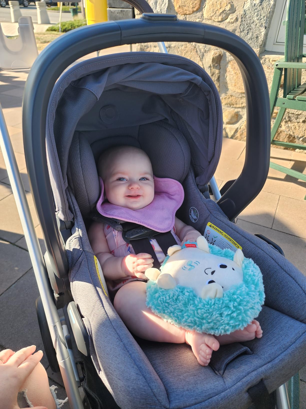 UPPAbaby Mesa V3 Infant Car Seat with Base, Insert & SmartSecure - Ada | Suitable for infants from 4-30 lbs, No-rethread harness, Base included, 25 Headrest positions customer photo 1