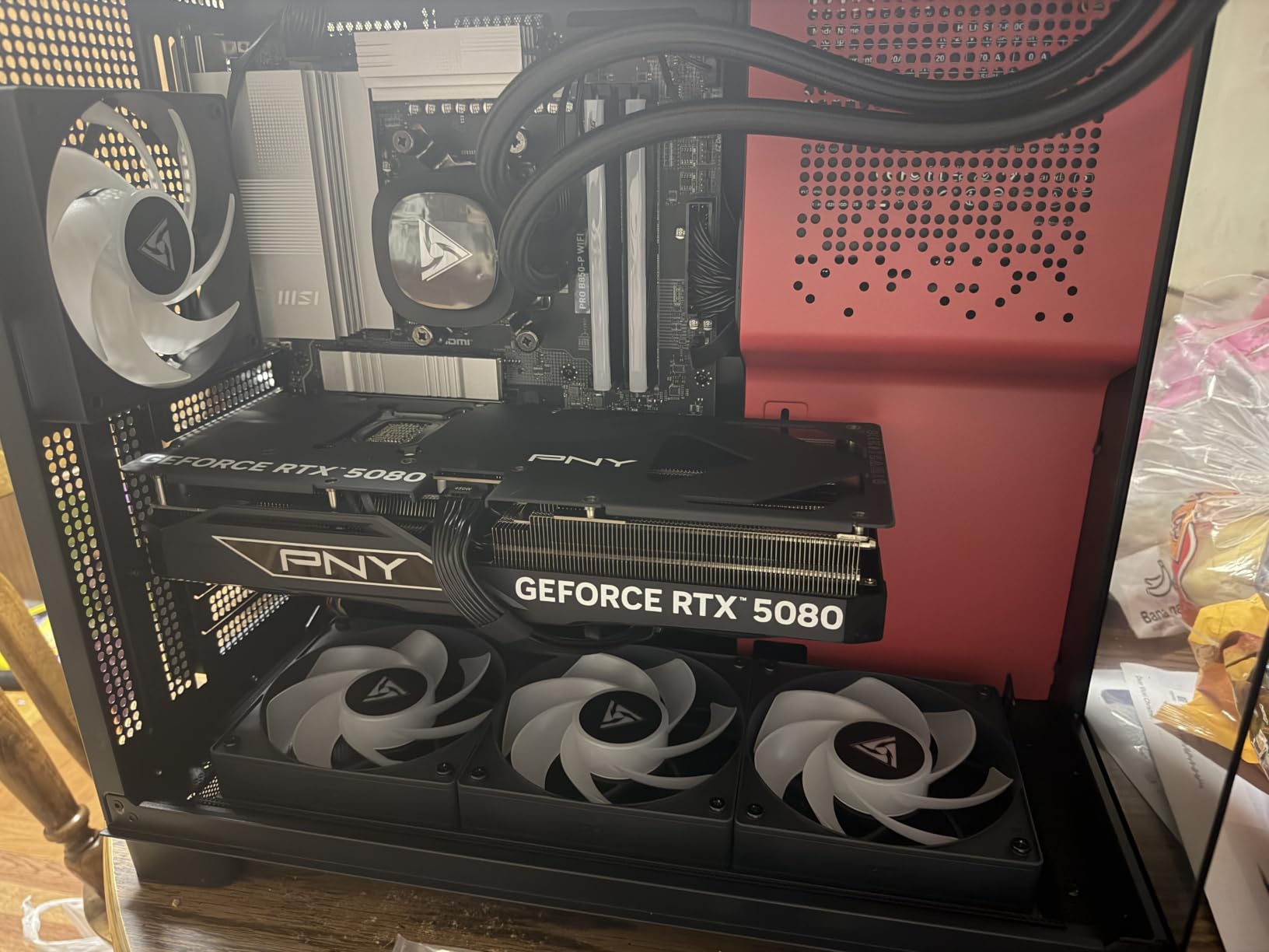 STORMCRAFT Phantom RTX 5080 Gaming PC Ryzen 7 9800X3D 32GB DDR5 2TB SSD customer photo 1