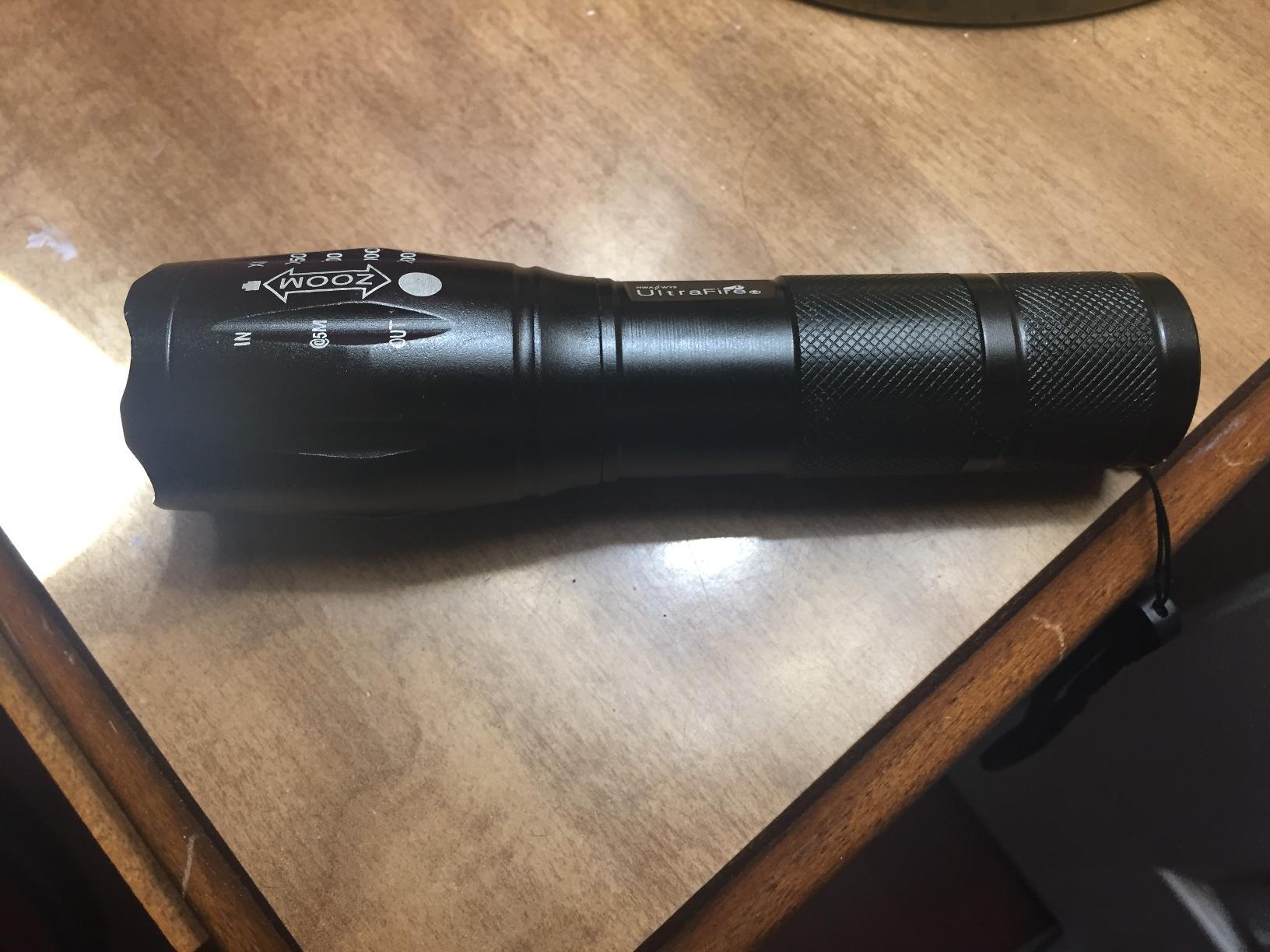 Rechargeable Flashlights High Lumens, Super Bright Tactical Flashlight 3 Modes with Power Display, Waterproof Zoomable LED Flash Light for Home Emergencies Camping Hiking customer photo 1