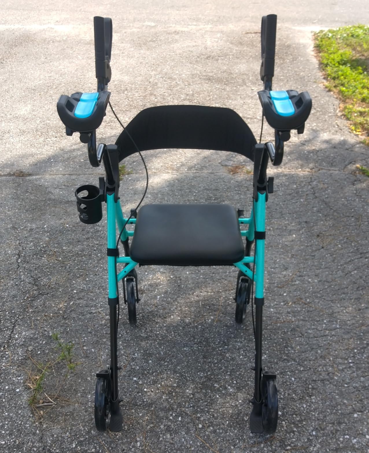 VOCIC Z22 Upright Walkers for Seniors with Seat, GelSoft Stand Up Walker customer photo 2
