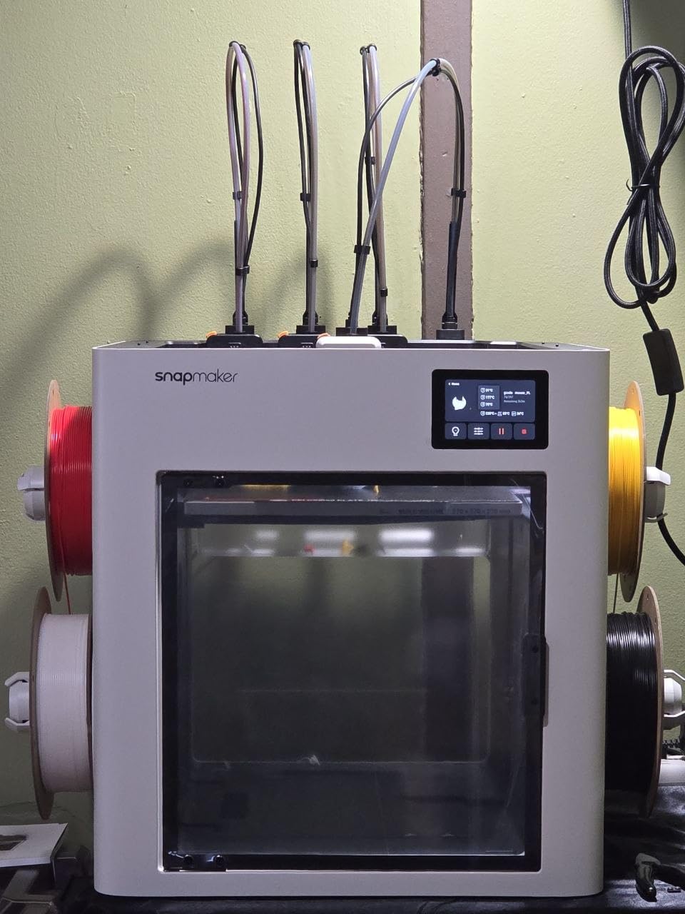 Snapmaker U1 3D Printer,4-Toolhead with 5s Toolchanger,Multi-Color Printing | 5X Fast Printing,Minimal Purge,Multi-Material Printing,Smart Calibration,Model Library,Beginner Friendly,Auto Filament System customer photo 1