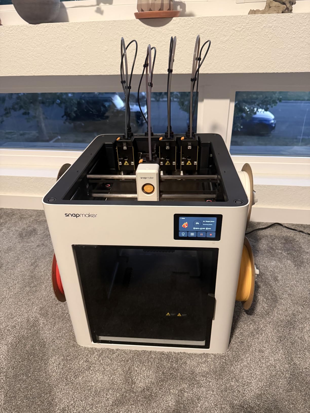 Snapmaker U1 3D Printer,4-Toolhead with 5s Toolchanger,Multi-Color Printing | 5X Fast Printing,Minimal Purge,Multi-Material Printing,Smart Calibration,Model Library,Beginner Friendly,Auto Filament System customer photo 2