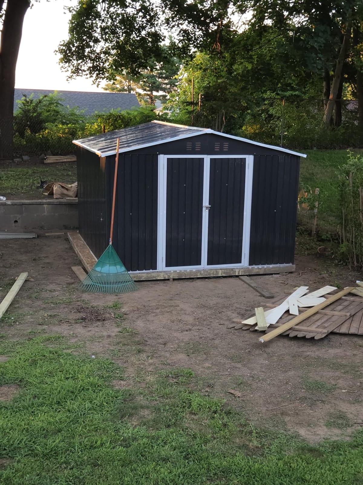UDPATIO Outdoor Resin Storage Shed 6x4 FT, Plastic Shed for Garden, Grey | Weather UV Resistant, Heavy Floor, Lockable Design, Quick Assembly, Space-saving Vertical Build, Multi-Scene Backyard Use customer photo 1