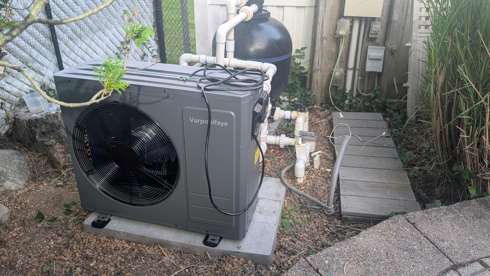16000BTU Swimming Pool Heat Pump Up to 5000 Gallons 110v customer photo 2
