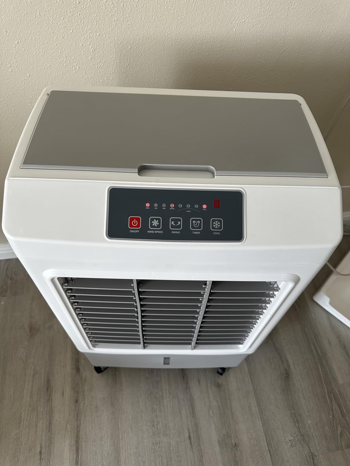 Windowless Air Conditioner Portable 1800CFM w/4 Modes&3 Speeds, 15H Timer, 3 Gal Tank for 24H Cooling 600Sq.Ft, 120°Swing Swamp Cooler Air Conditioner, Evaporative Air Cooler No Hose for Room customer photo 1
