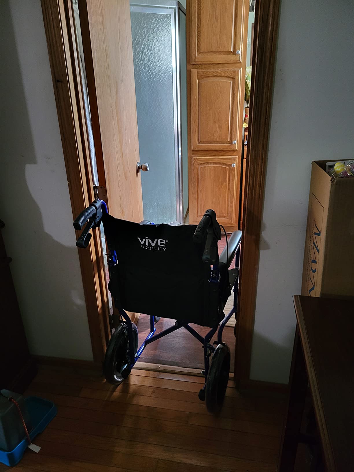 Vive Ultra Lightweight Electric Wheelchair for Adults - Foldable Power customer photo 2