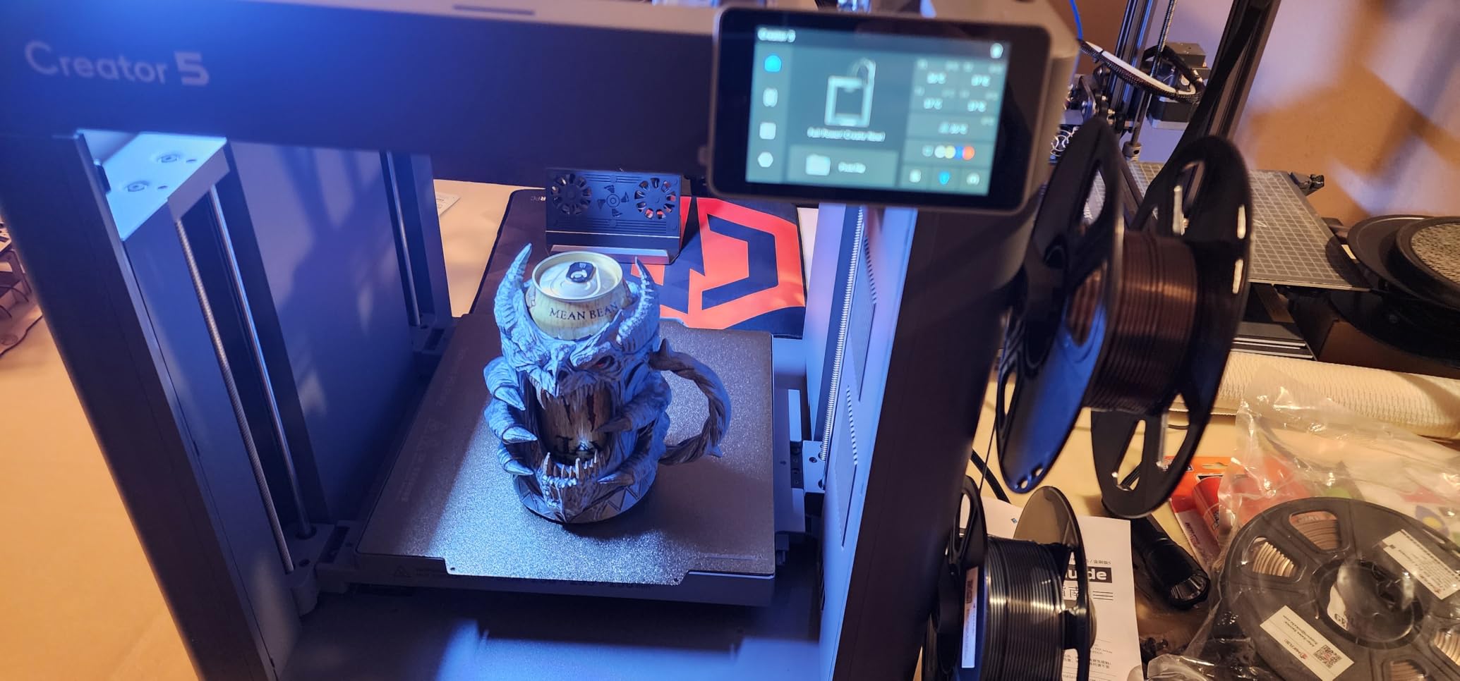 FLASHFORGE Creator 5 Pro 3D Printer, 4 Toolheads with 7s Toolchanger, Industrial Multi-Material & Mixed-Material Printing, Fully Enclosed CoreXY 65°C Active Chamber Heating Better Engineering Prints customer photo 2