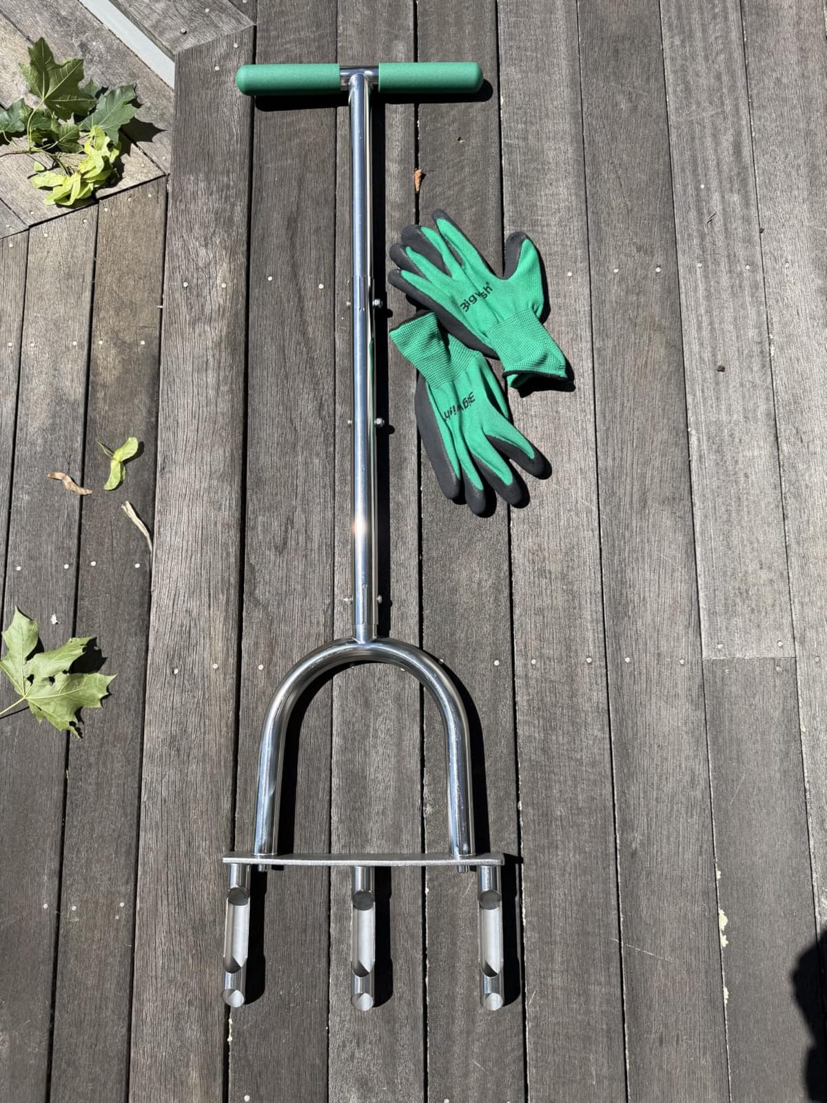 2-in-1 Lawn Aerator Tool, Manual Core Aerator with Spike & Plug Heads customer photo 1