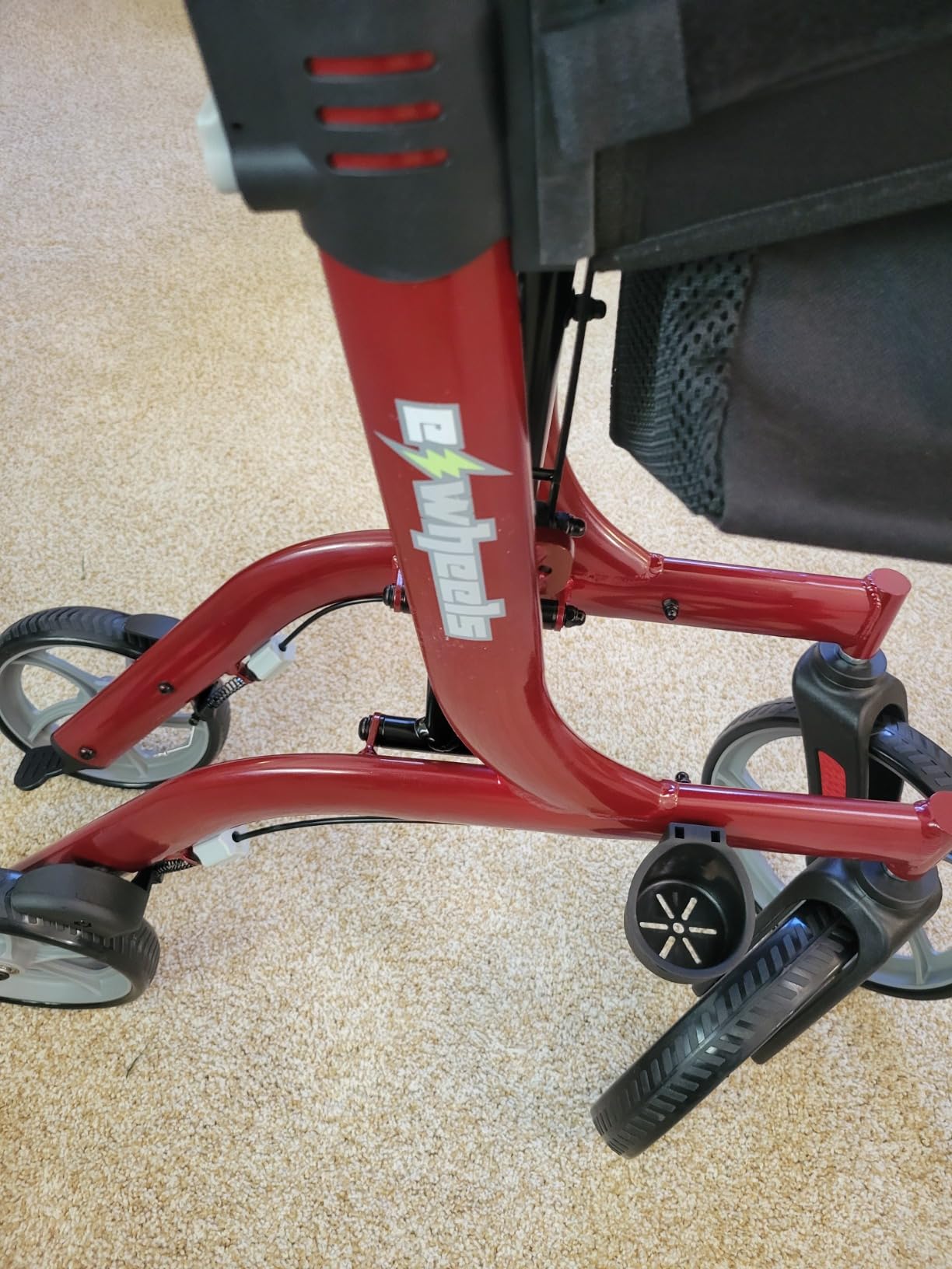 SUNDERWELL Upright Walkers for Seniors with Seat, 22 lb Lightweight customer photo 2