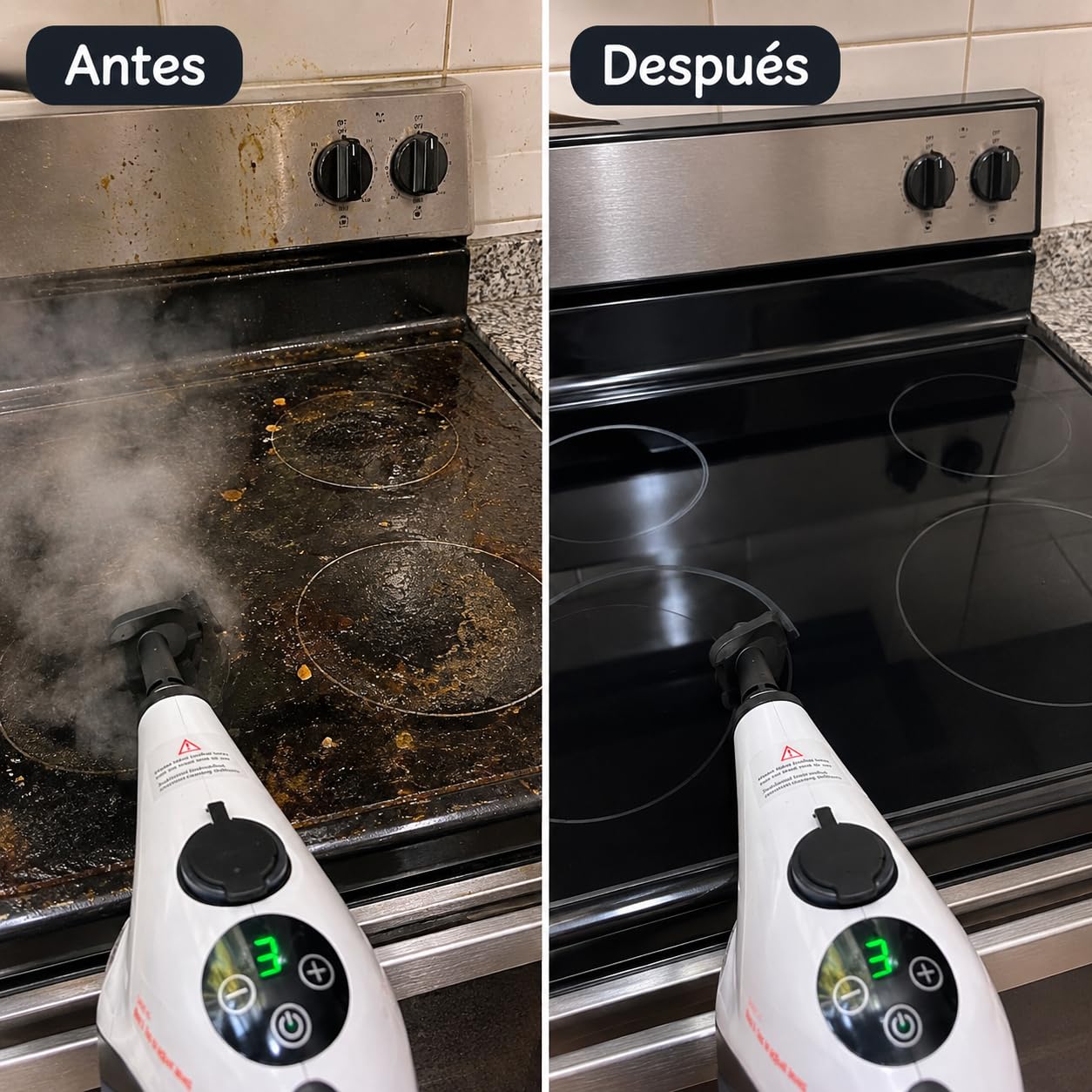 Handheld Steam Cleaner for Home Cleaning 3s Instant Heat-Up No Need to Wait customer photo 2