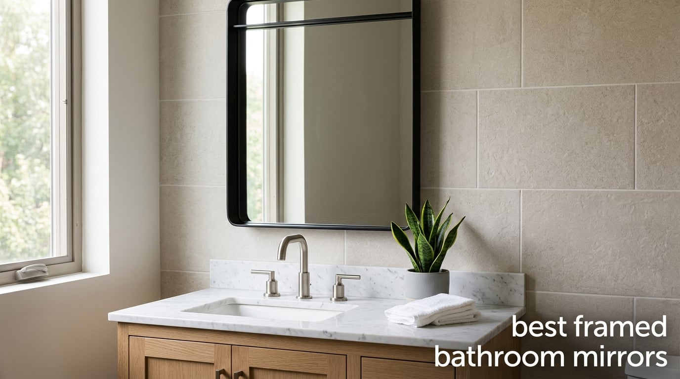 best framed bathroom mirrors