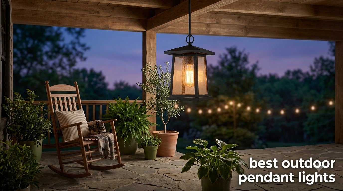 best outdoor pendant lights