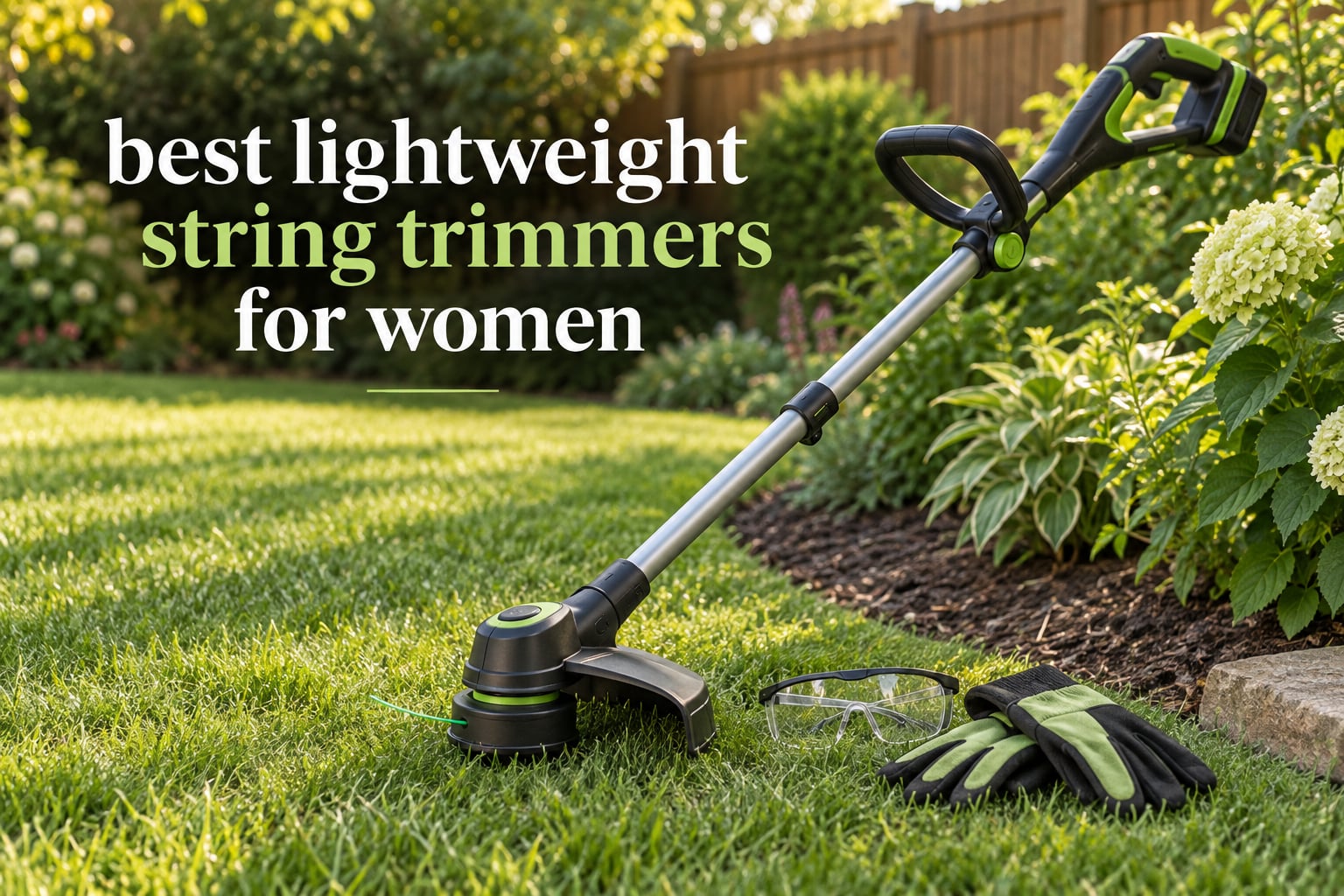 best lightweight string trimmers for women
