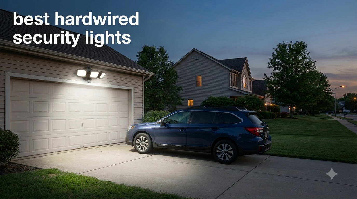 best hardwired security lights