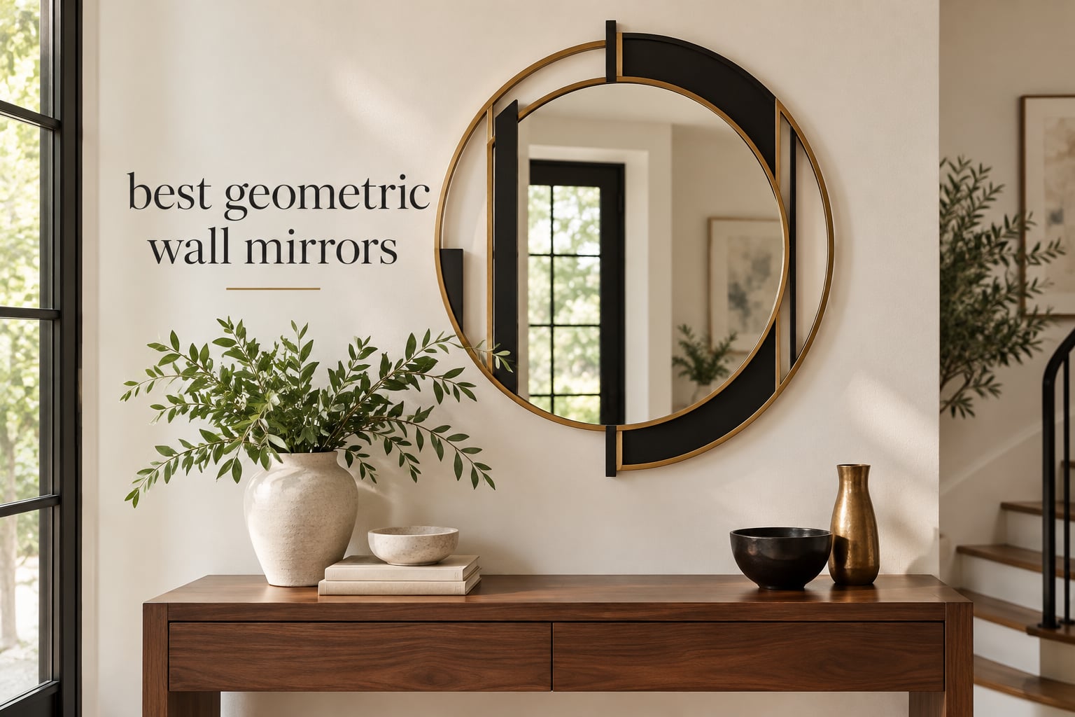 best geometric wall mirrors
