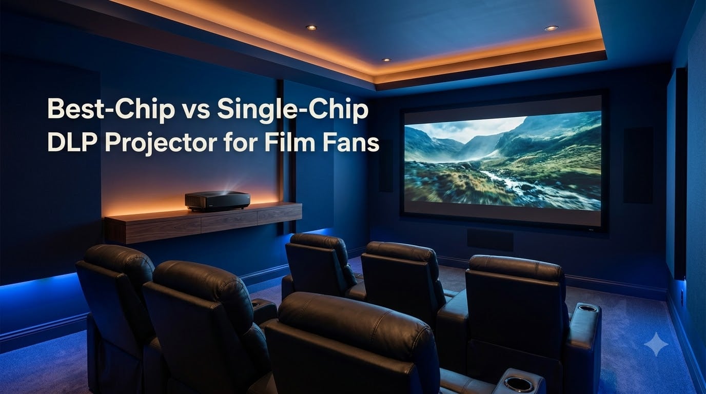 Best 3-Chip vs Single-Chip DLP Projector for Film Fans