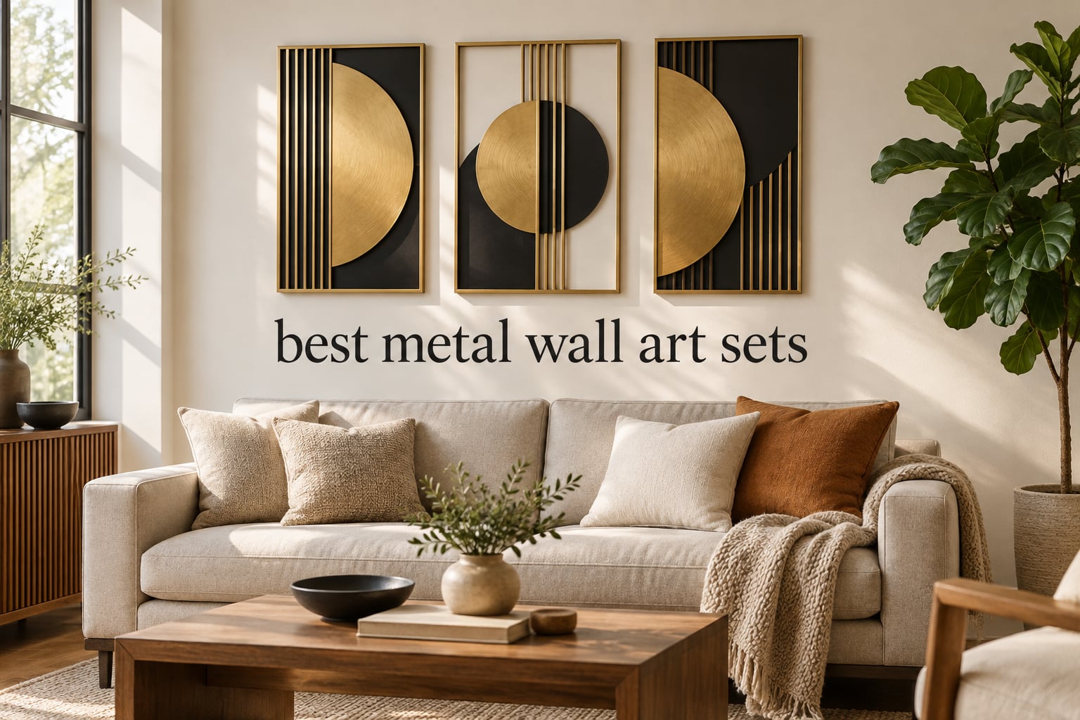 best metal wall art sets