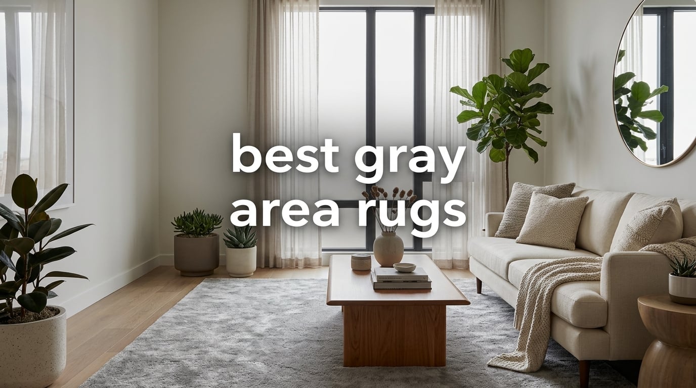 best gray area rugs