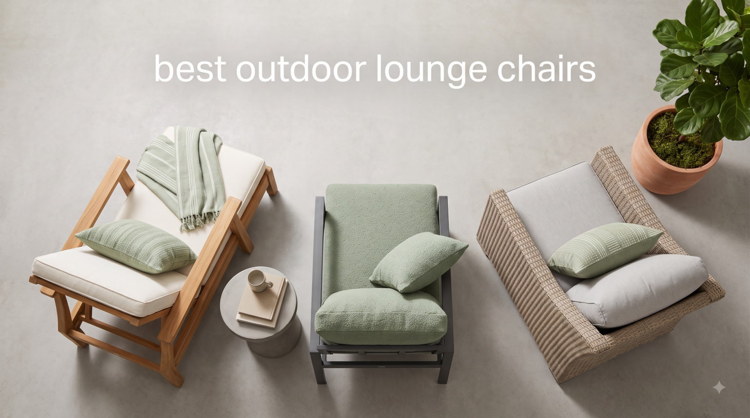 best outdoor lounge chairs