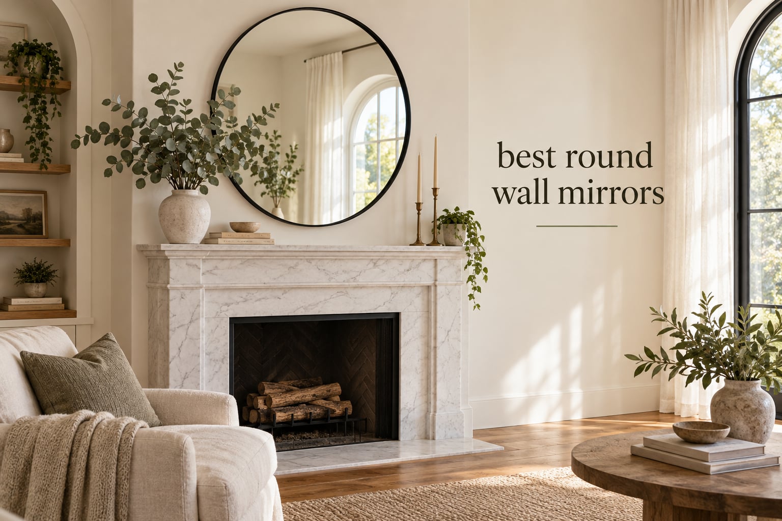 best round wall mirrors