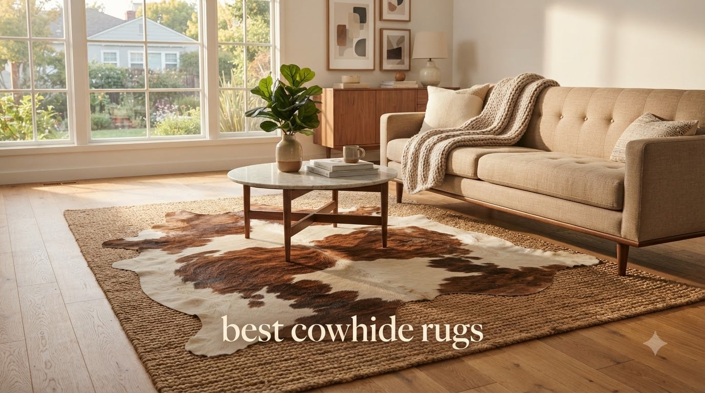best cowhide rugs