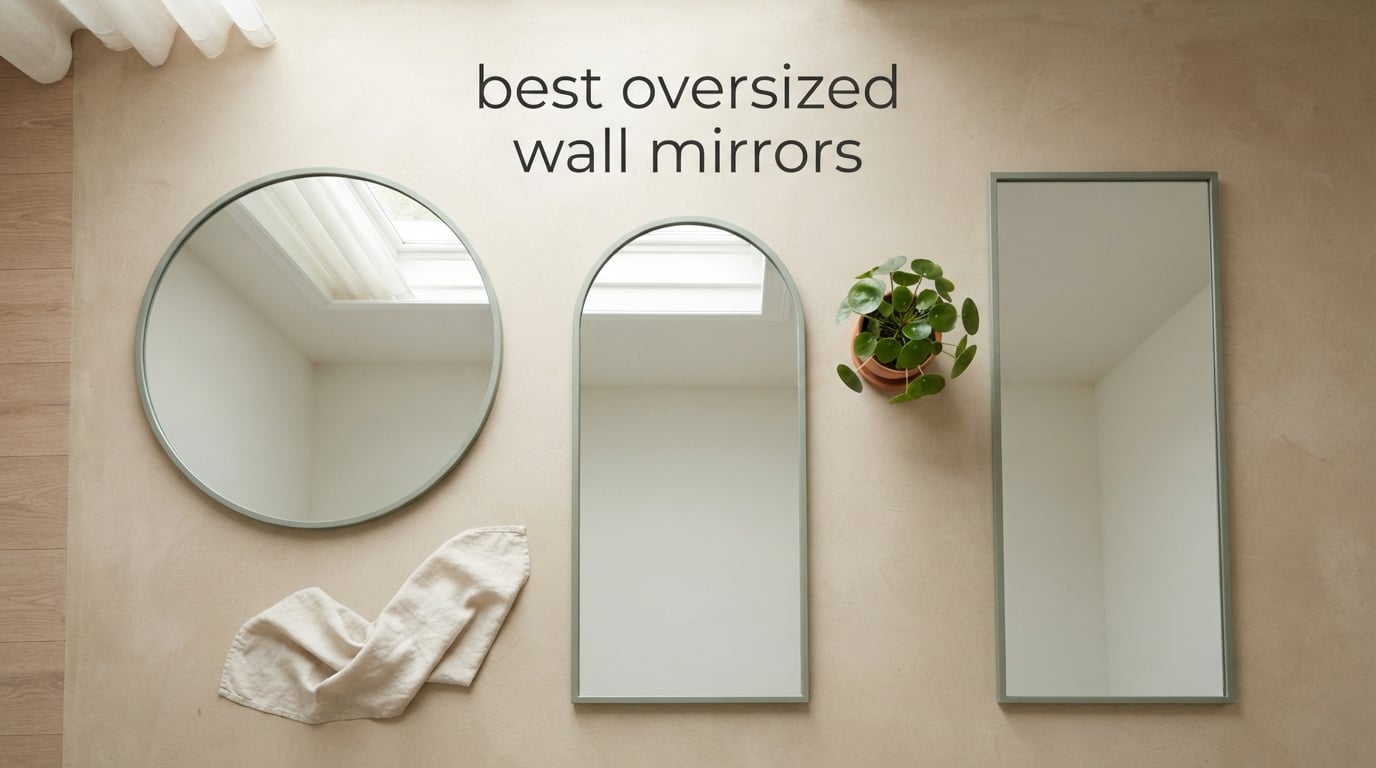 best oversized wall mirrors