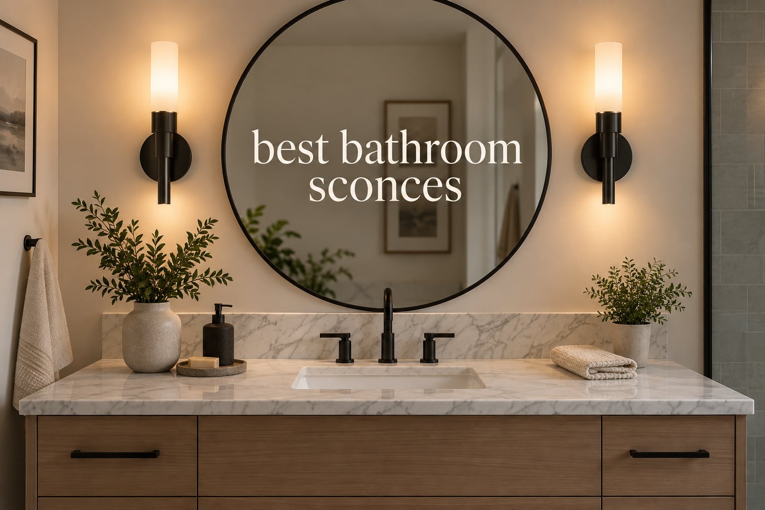best bathroom sconces