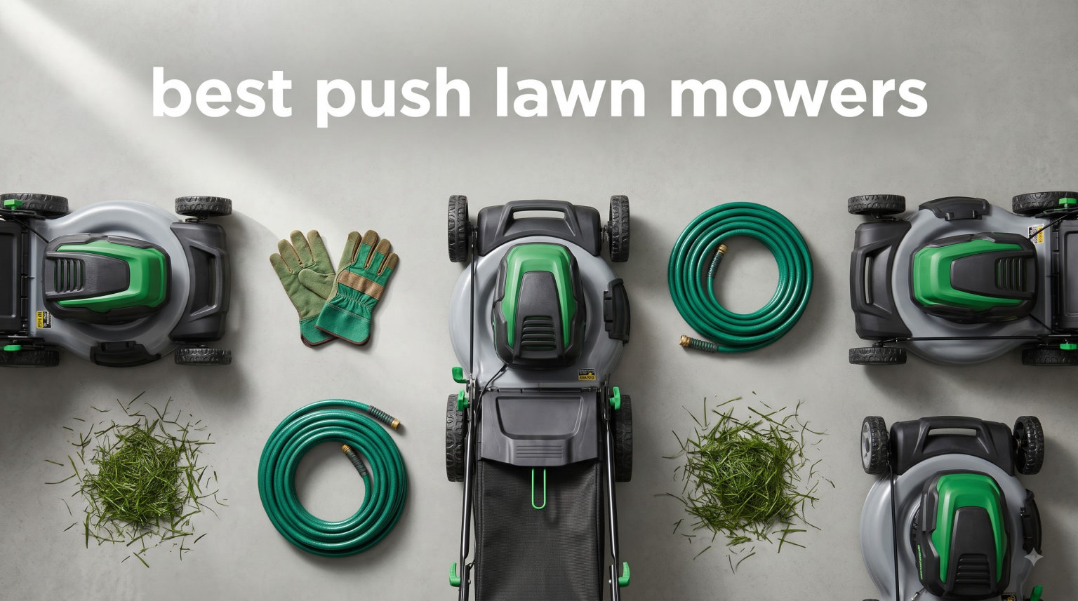 best push lawn mowers