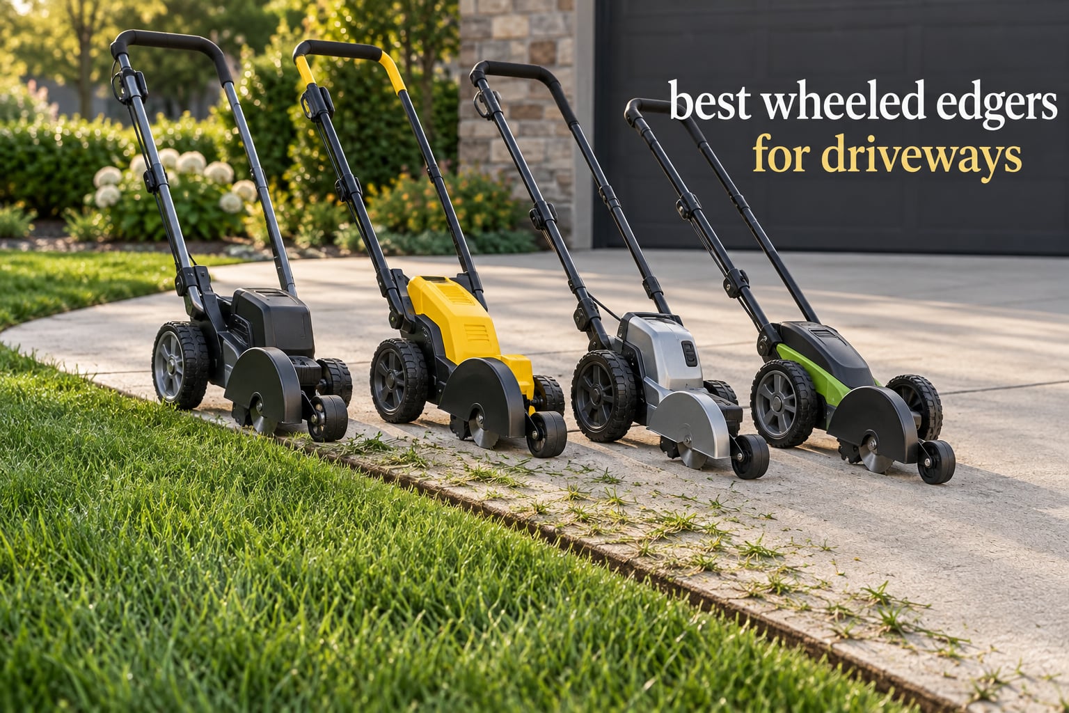 best wheeled edgers for driveways