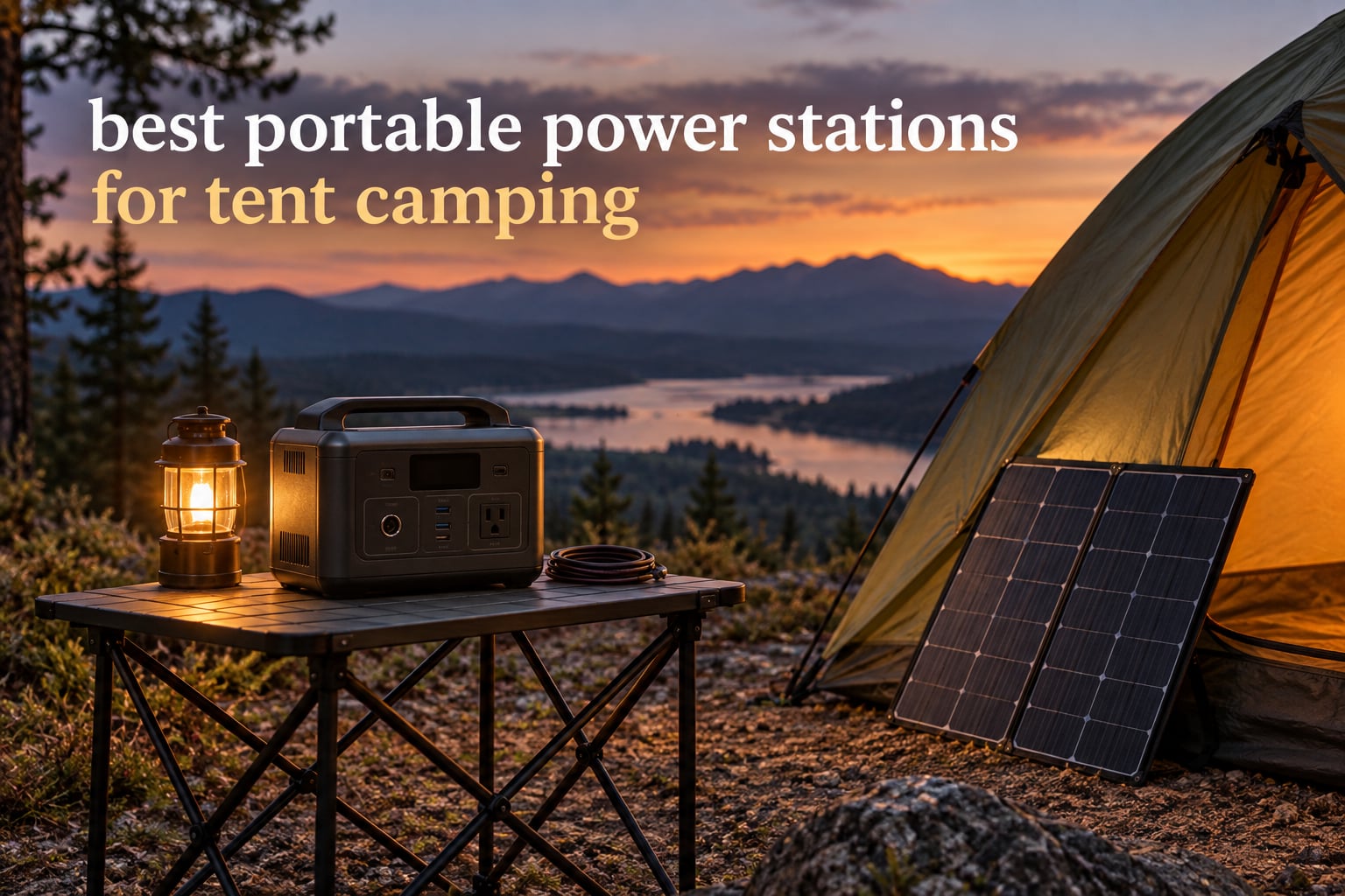 best portable power stations for tent camping