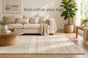 best cotton area rugs