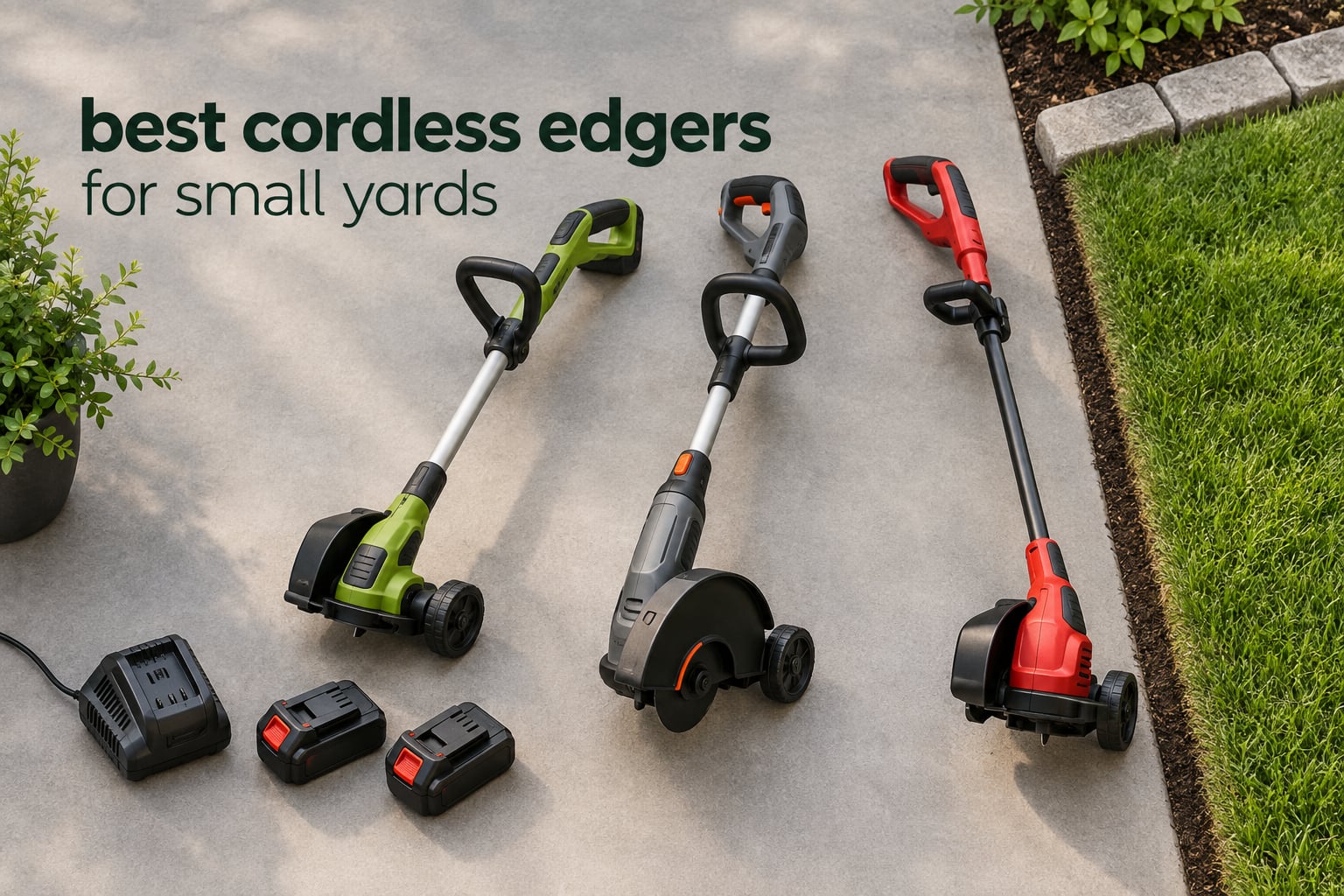 best cordless edgers for small yards