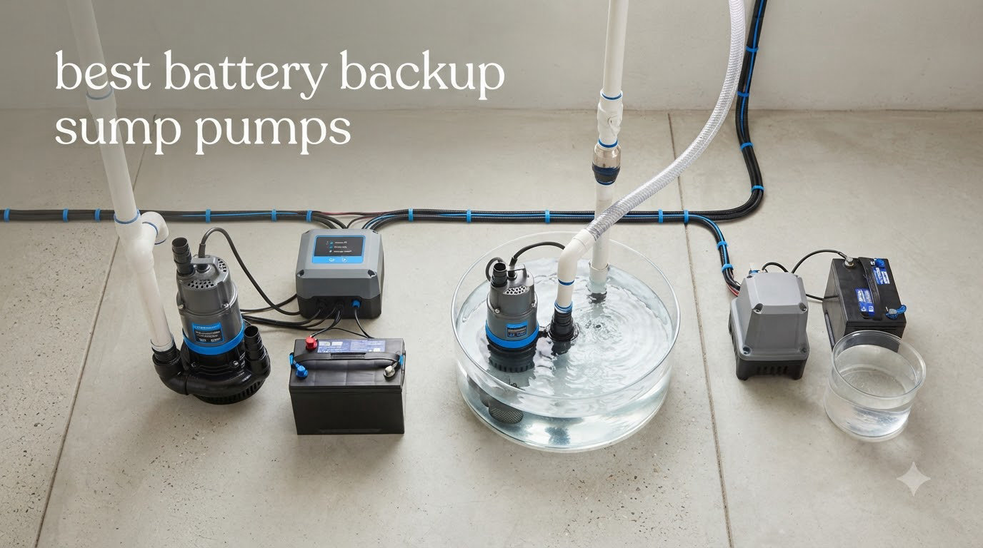 best battery backup sump pumps