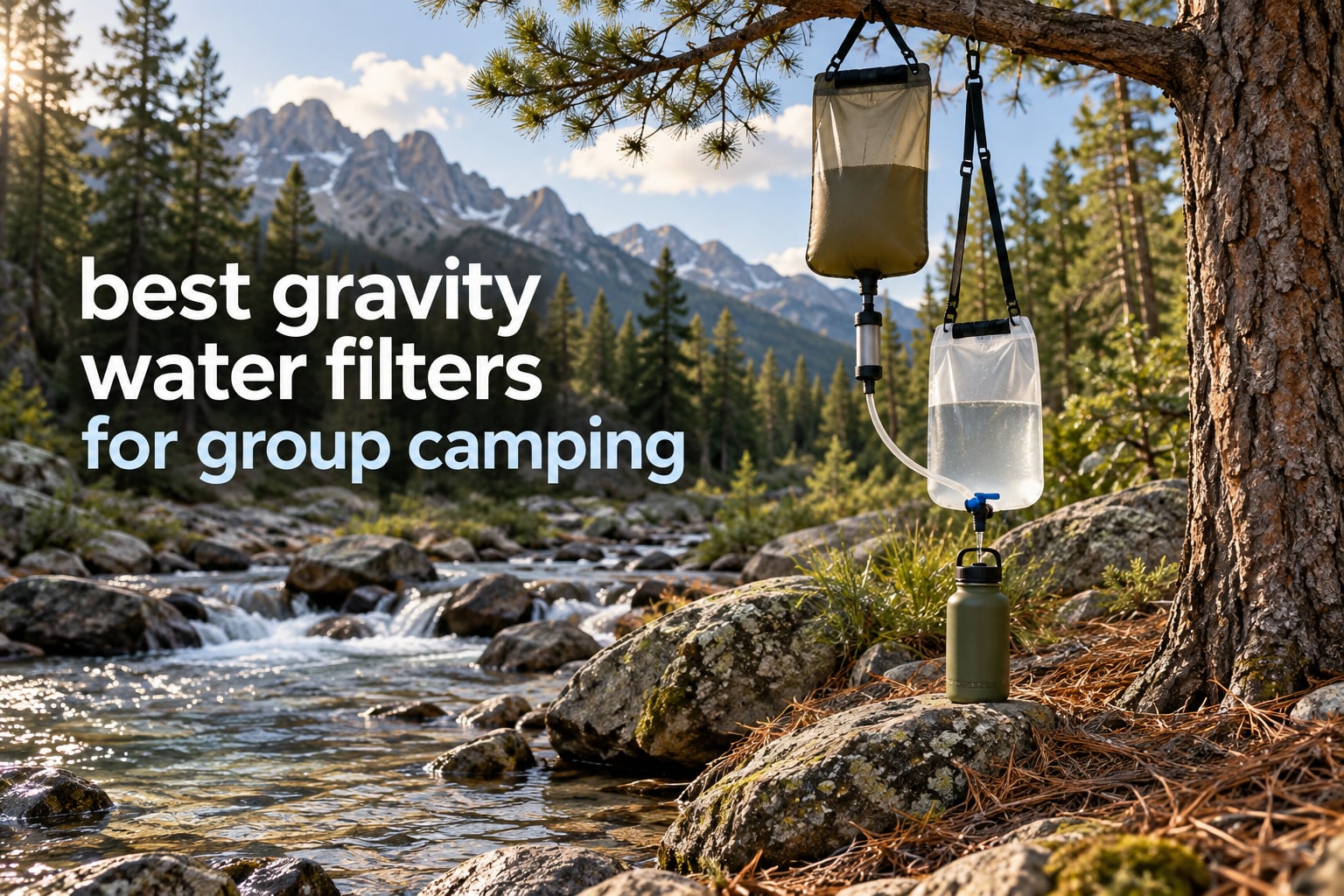 best gravity water filters for group camping