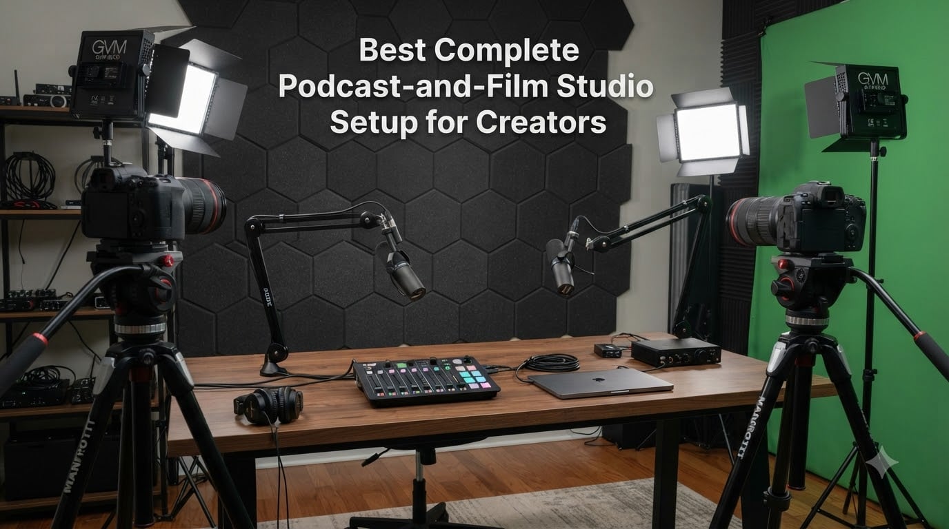 Best Complete Podcast-and-Film Studio Setup for Creators
